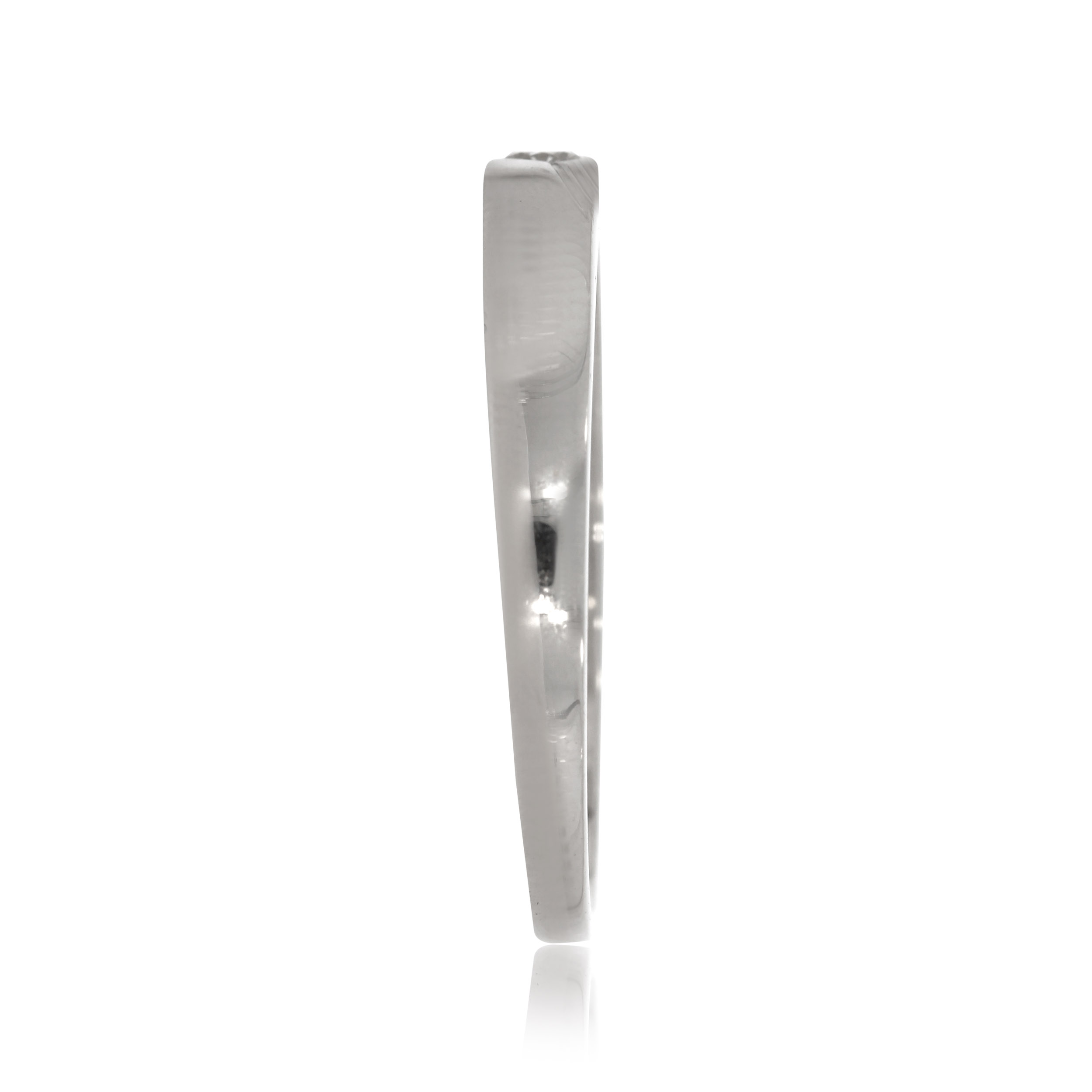 The Statement Charm Platinum Ring - Senco Gold and Diamonds
