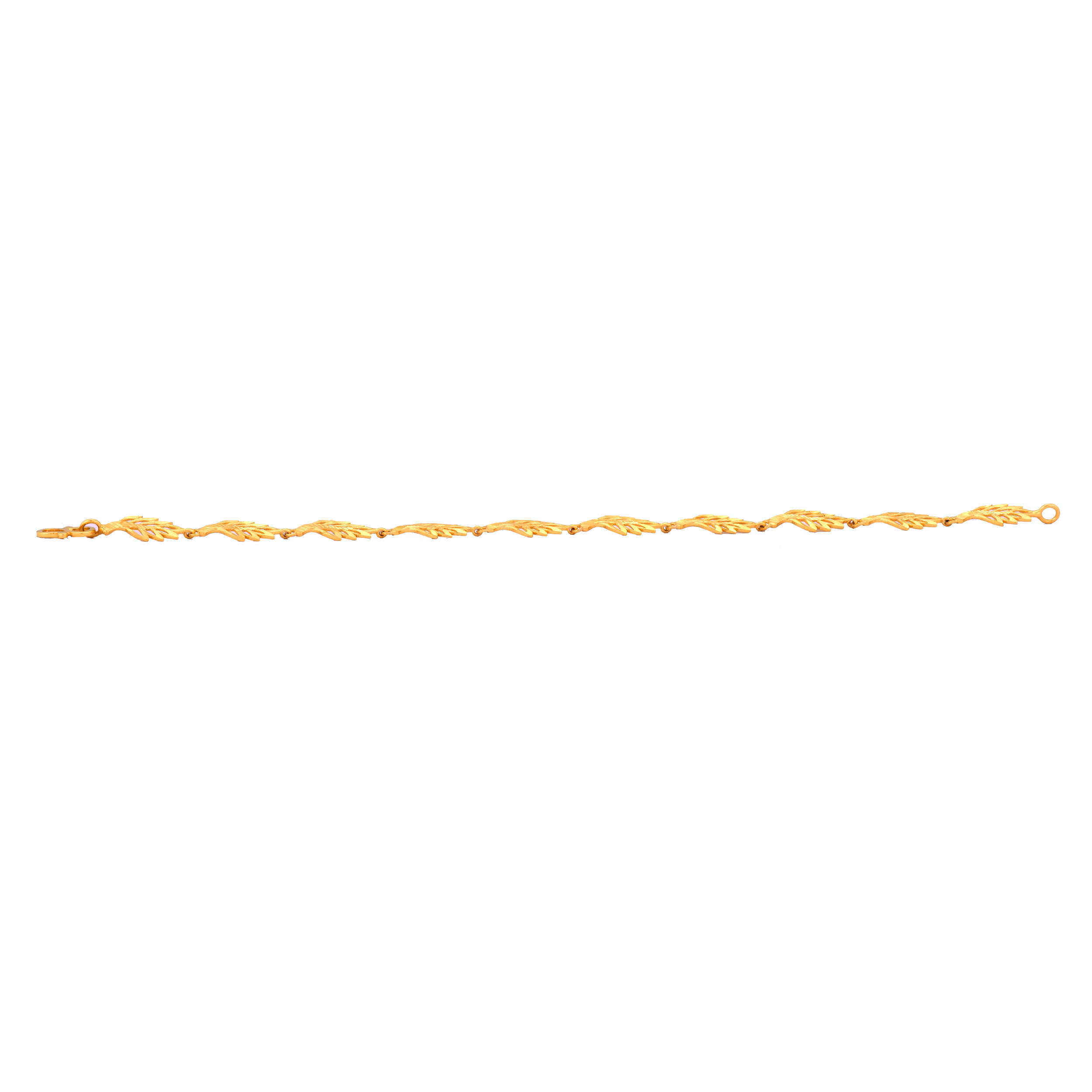 Leaftlet Array Gold Bracelet - Senco Gold and Diamonds