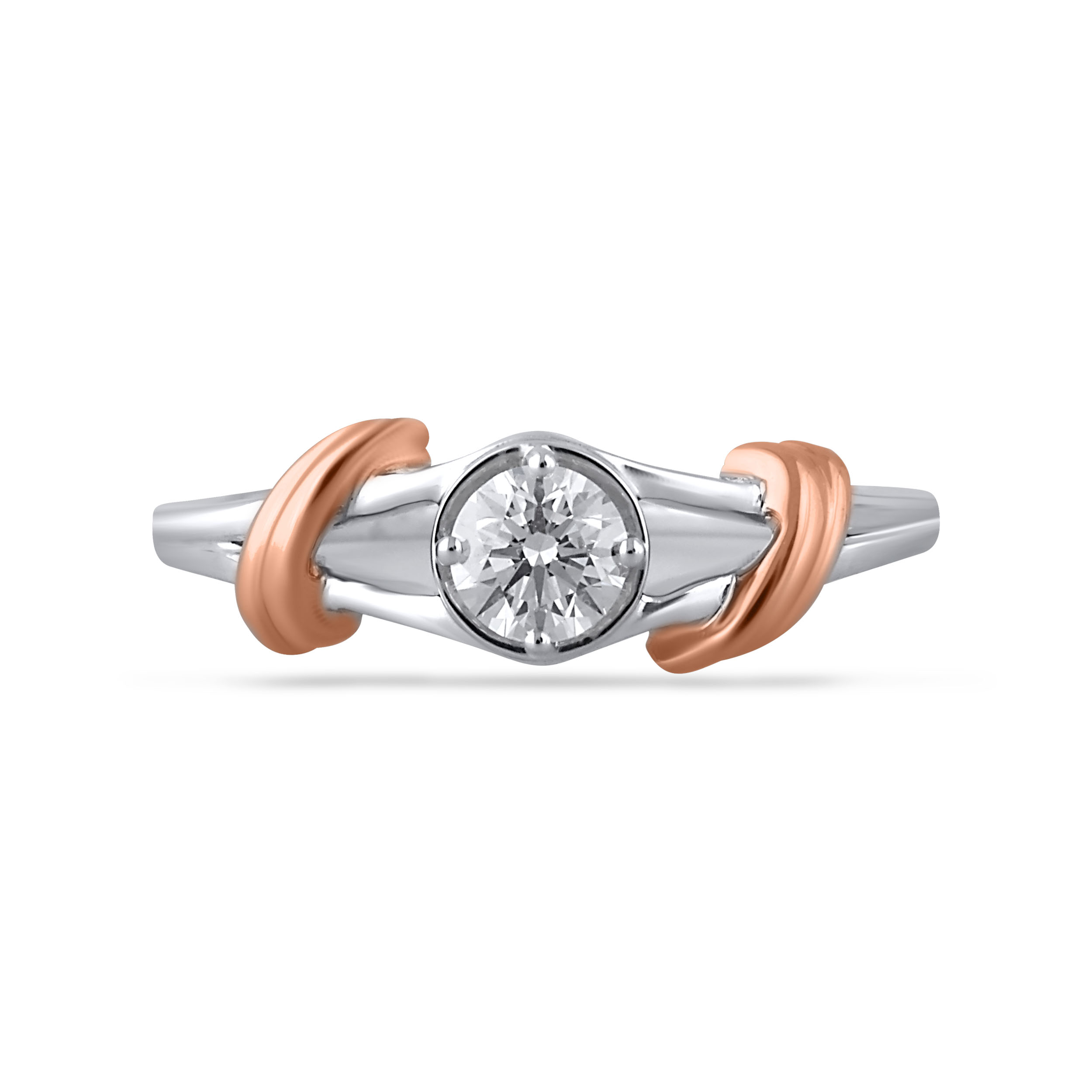 Sparkling Bond Platinum Ring - Senco Gold and Diamonds