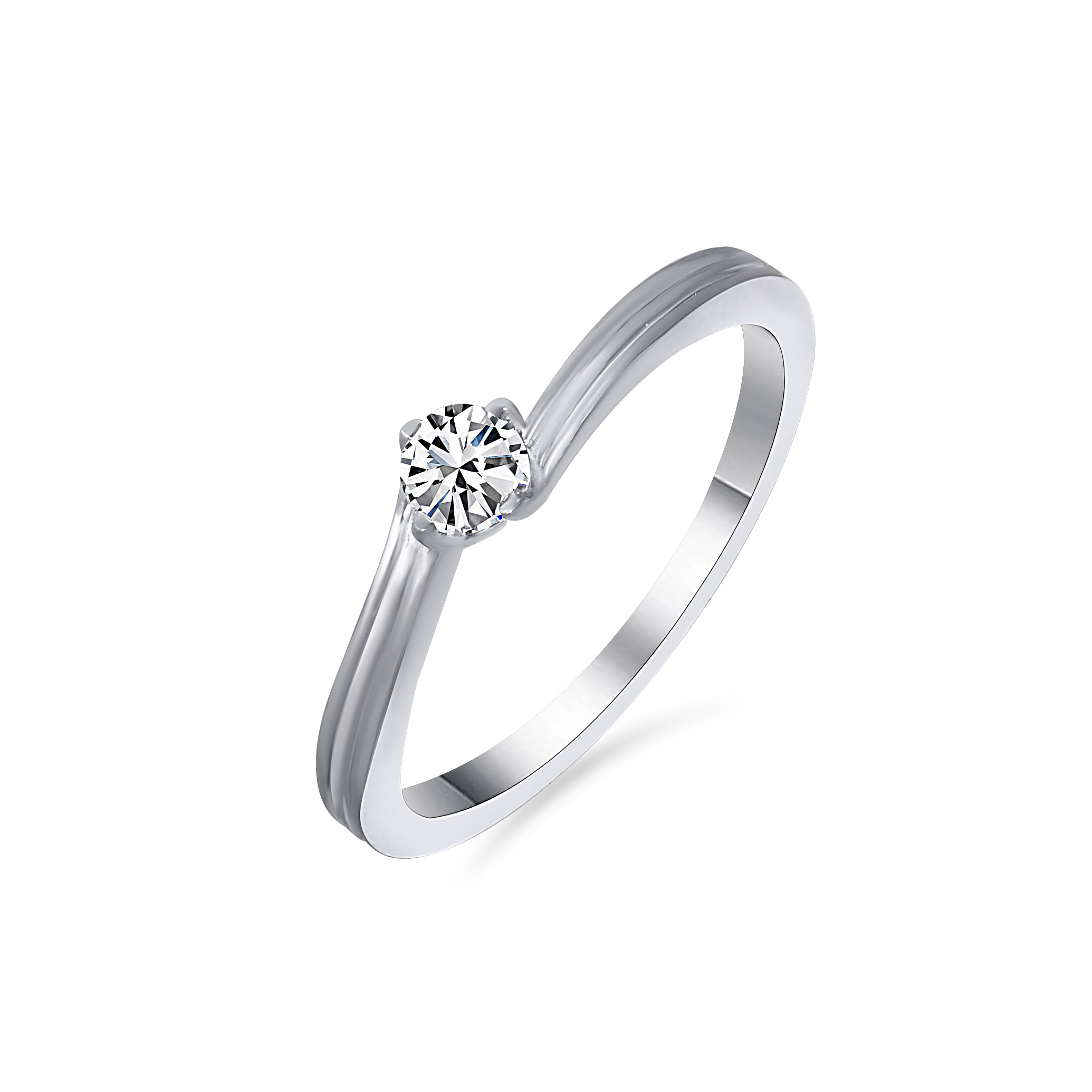 Gallery of Spark Platinum Ring - Senco Gold and Diamonds