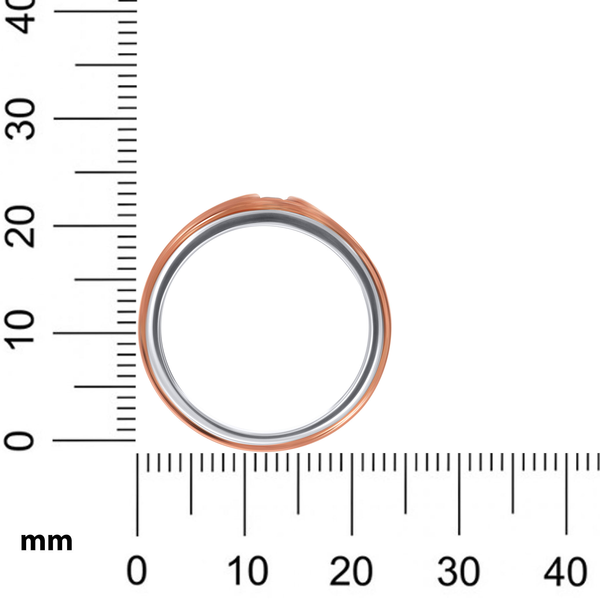 Valiant Vision Men Platinum Band Ring - Senco Gold and Diamonds