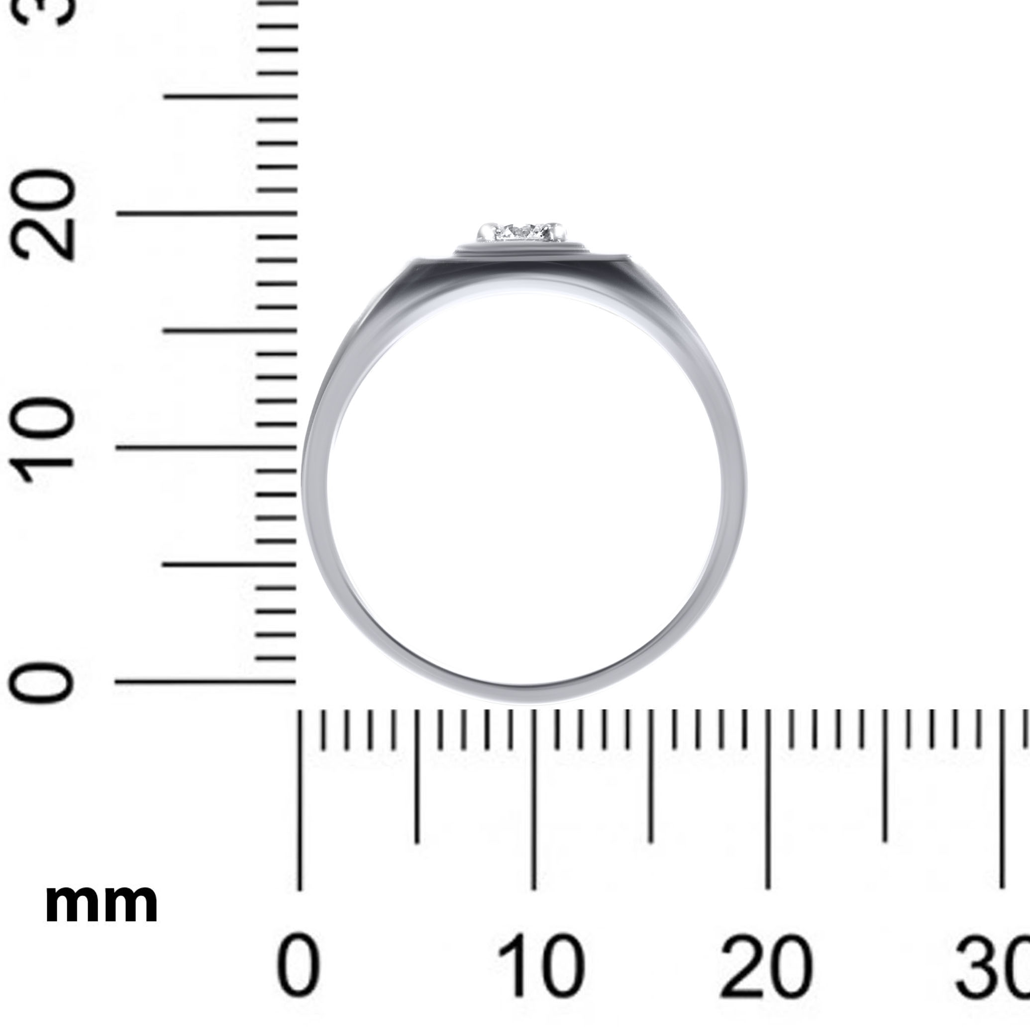 Core of Strength Men's Platinum Ring - Senco Gold and Diamonds