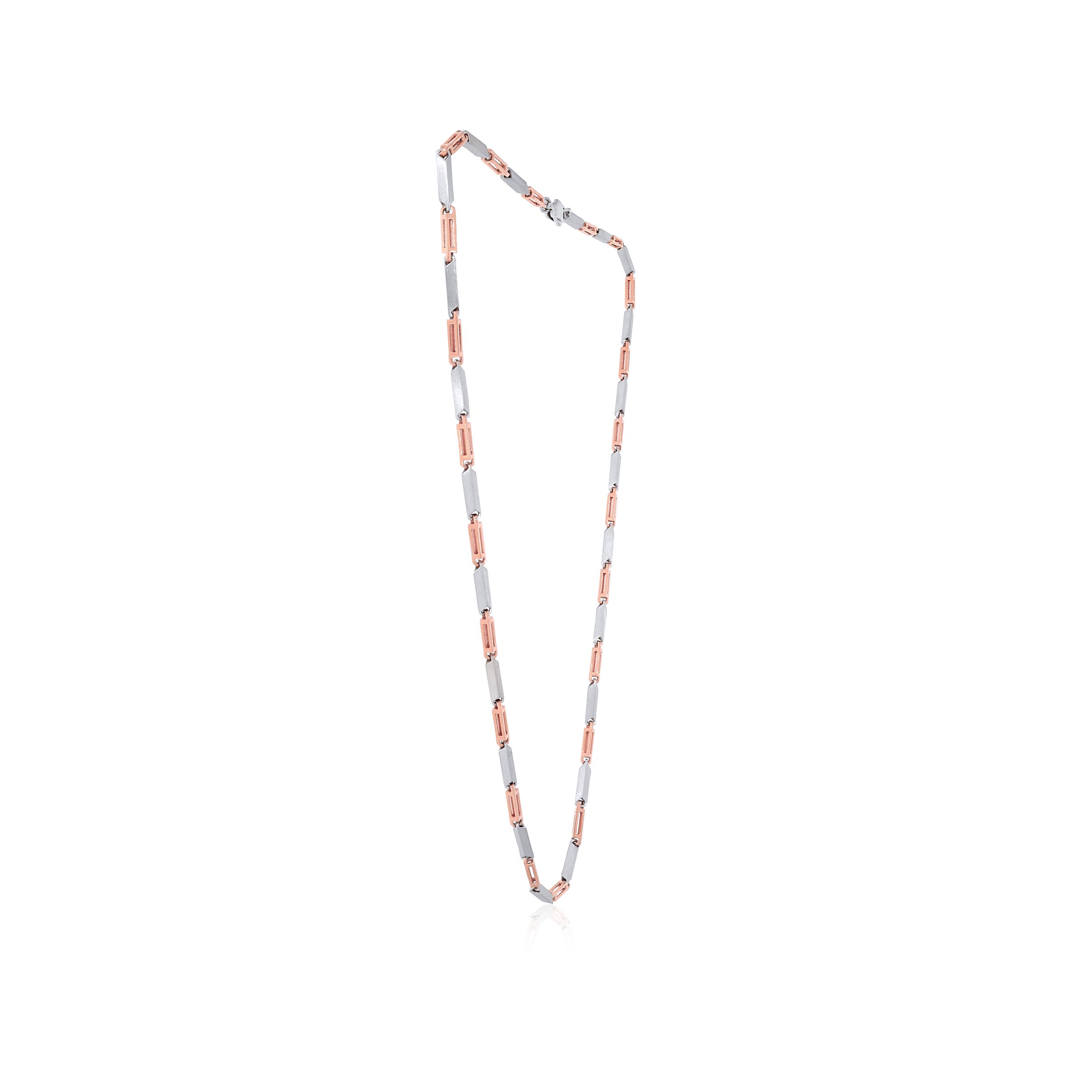 Dual Refinement Men Platinum Chain - Senco Gold and Diamonds