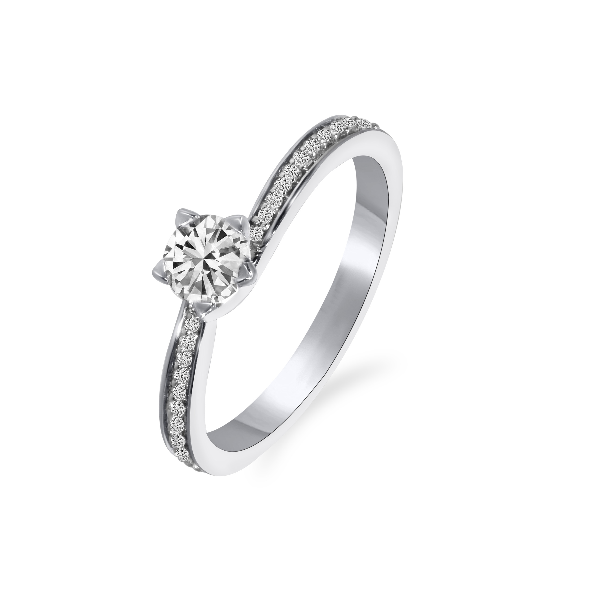 Successive Shimmer Platinum Ring - Senco Gold and Diamonds