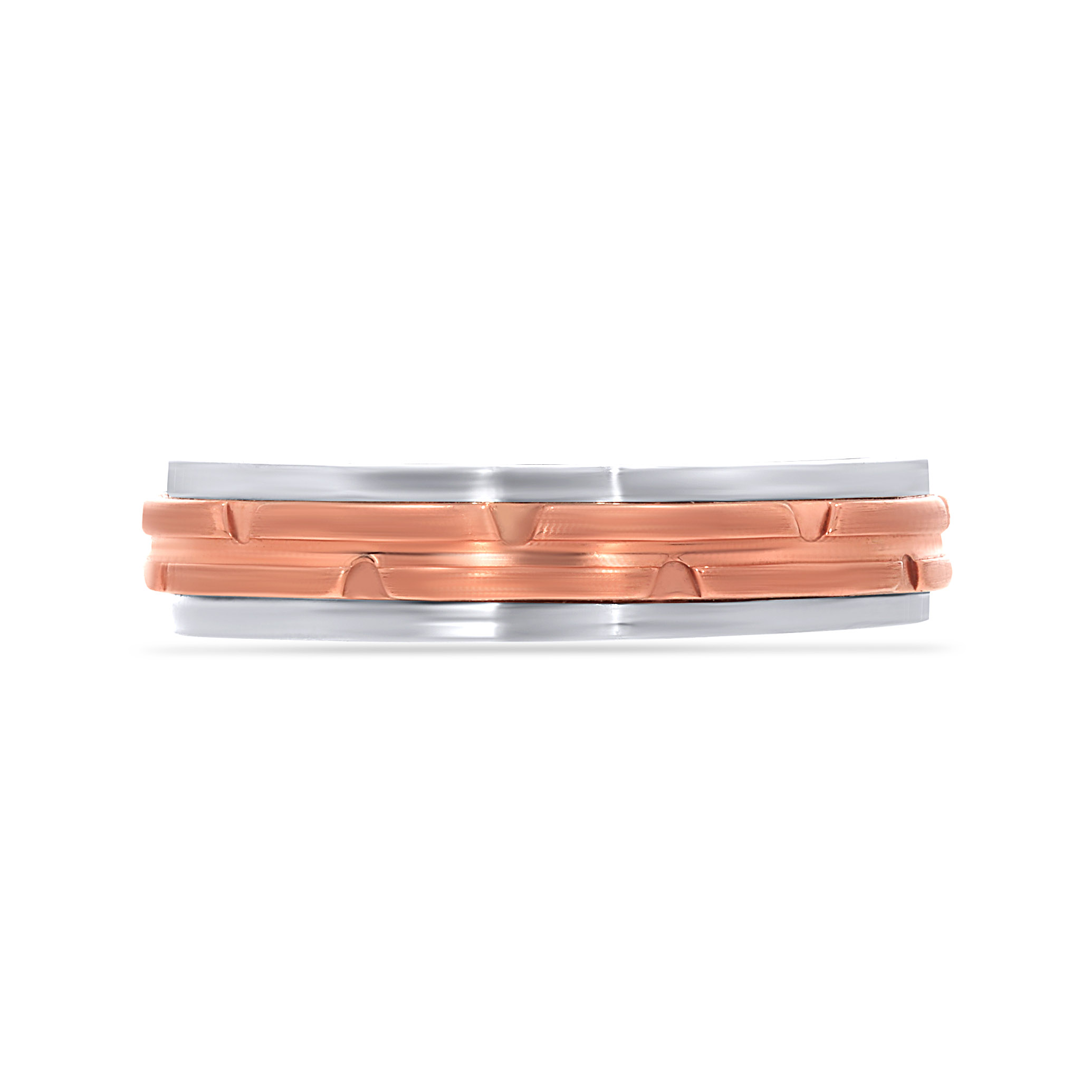 Rugged Brilliance Men Platinum Band Ring - Senco Gold and Diamonds
