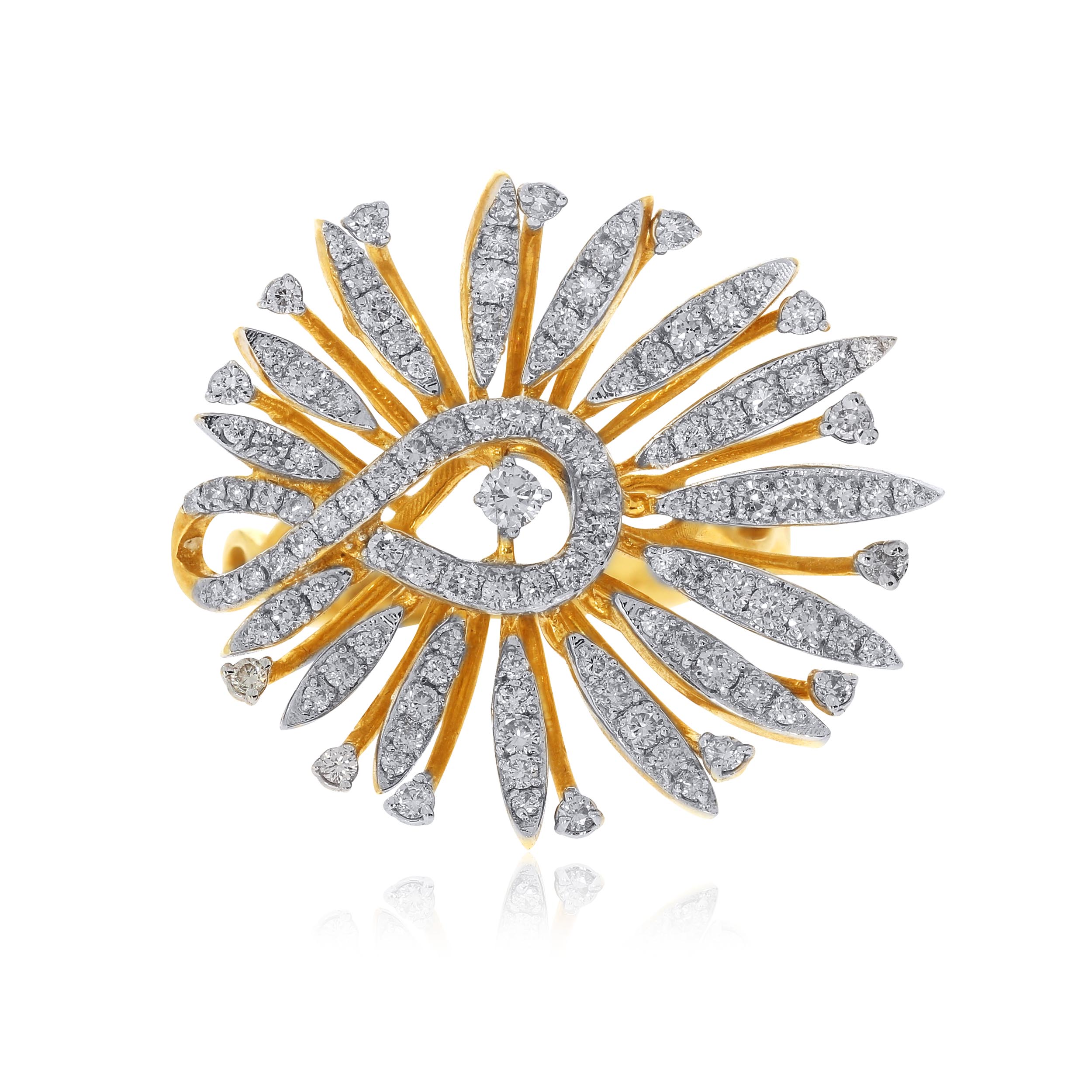 Glimmering Daisy Diamond Ring - Senco Gold and Diamonds