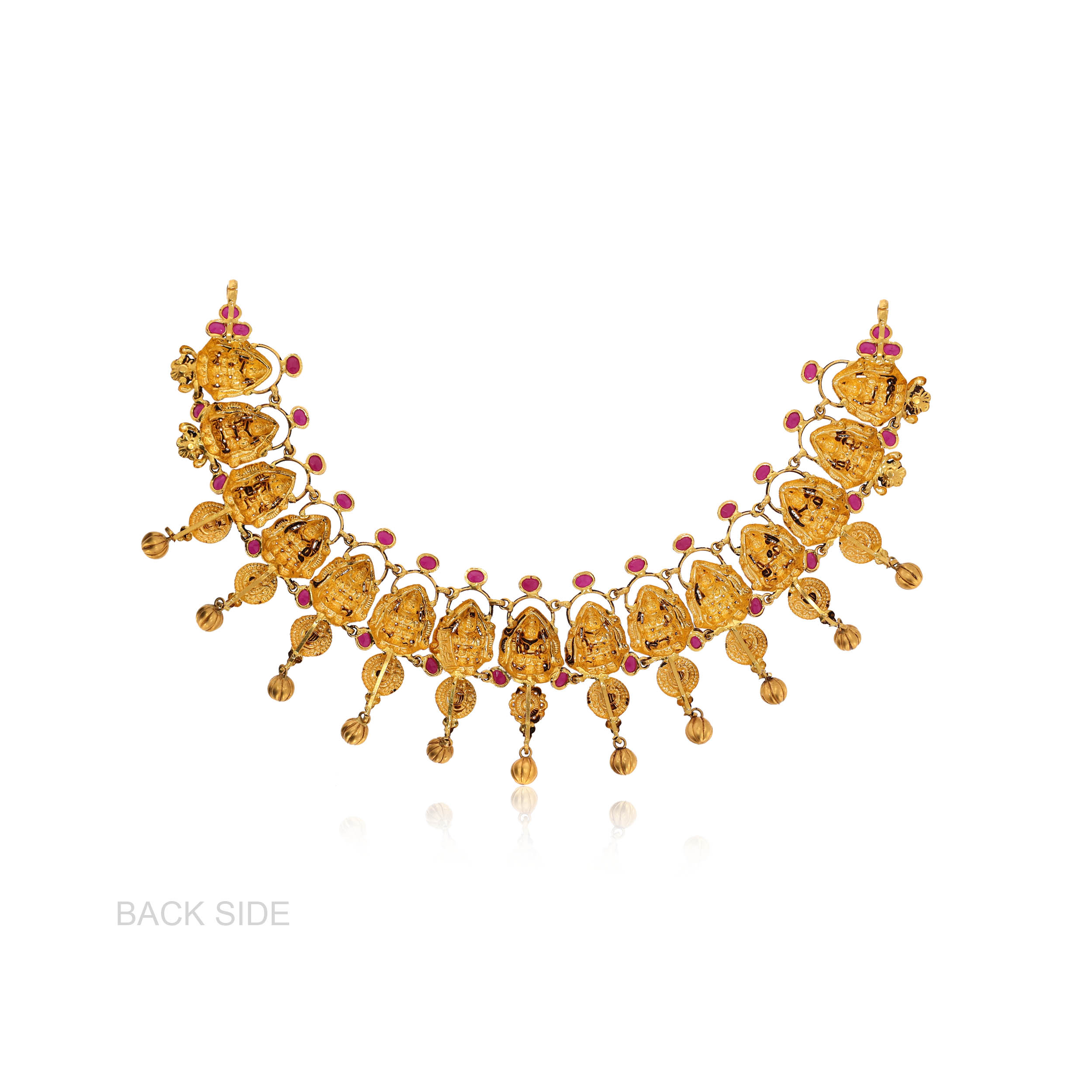 Royal Blessings Antique Gold Necklace - Senco Gold and Diamonds