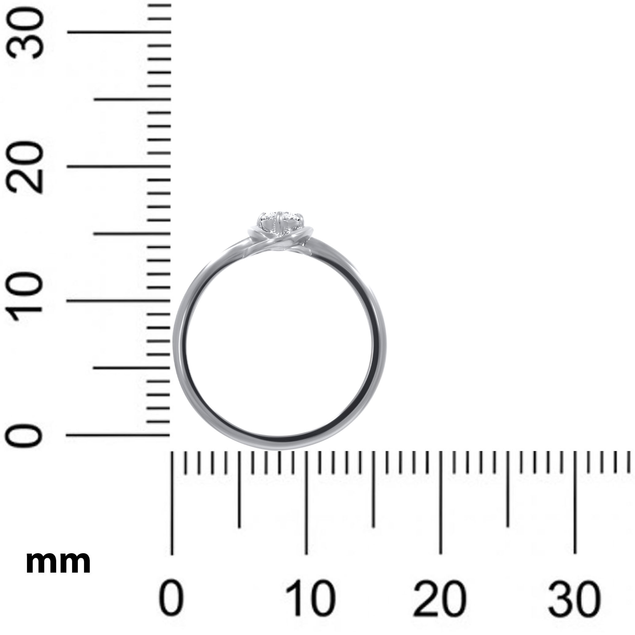 Rosy Desire Platinum Ring - Senco Gold and Diamonds