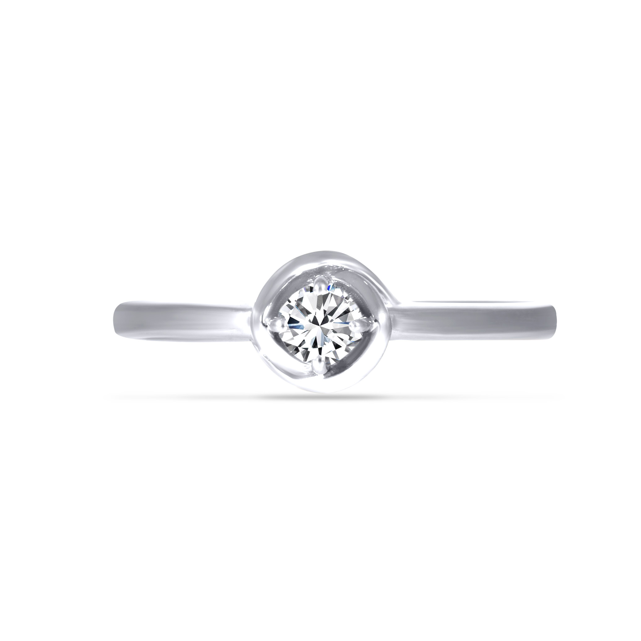 Rosy Desire Platinum Ring - Senco Gold and Diamonds