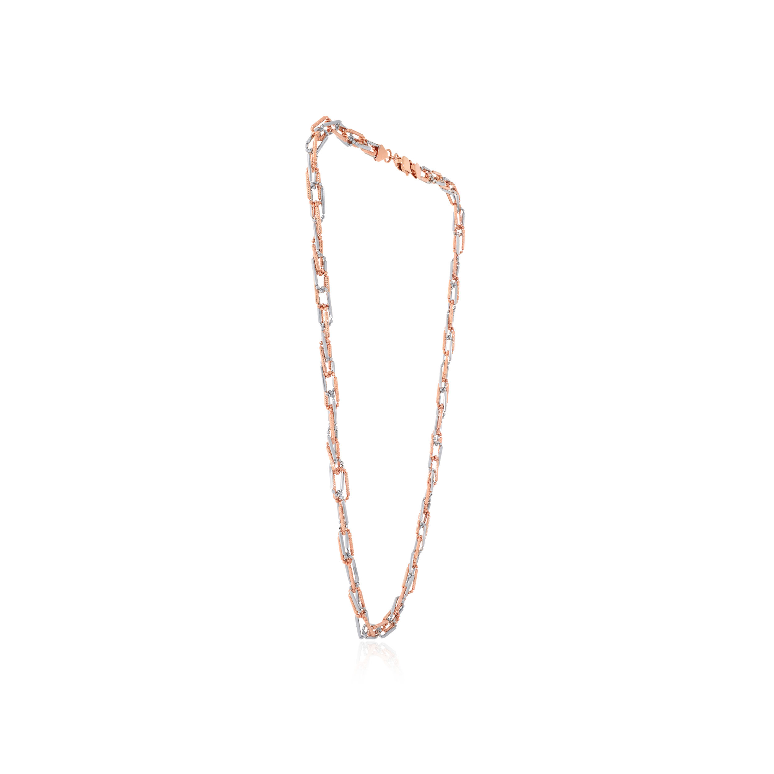 Versatile Overlaps Unisex Gold Chain - Senco Gold and Diamonds