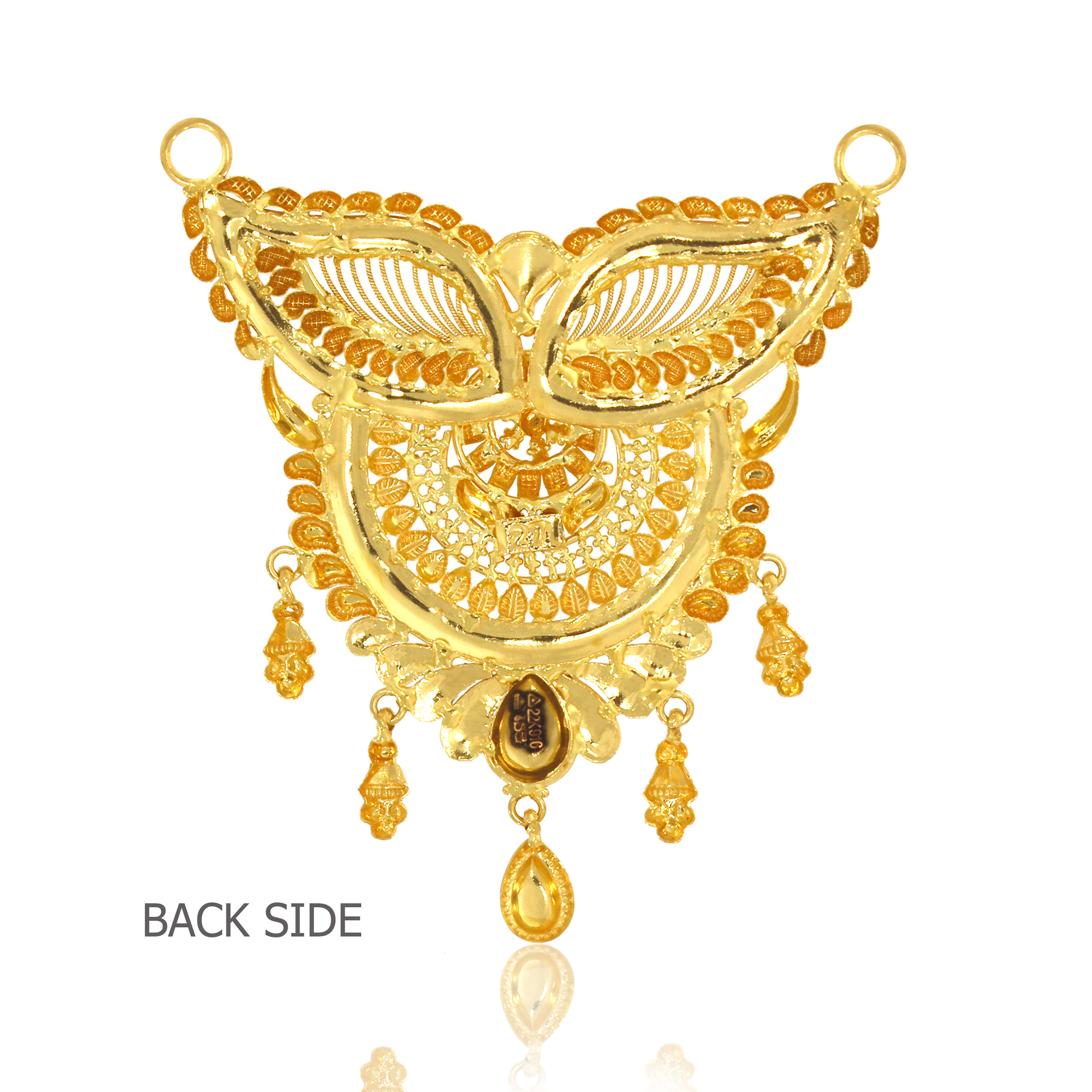 Royal Plume Gold Pendant - Senco Gold and Diamonds
