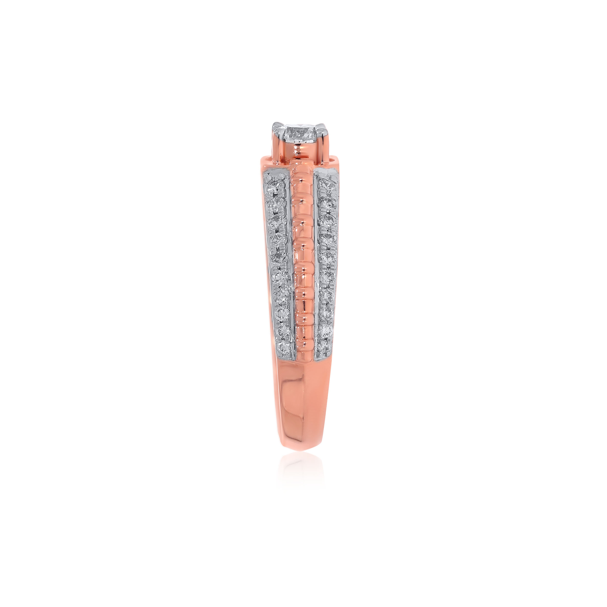 Rugged River Men Solitaire Ring - Senco Gold and Diamonds