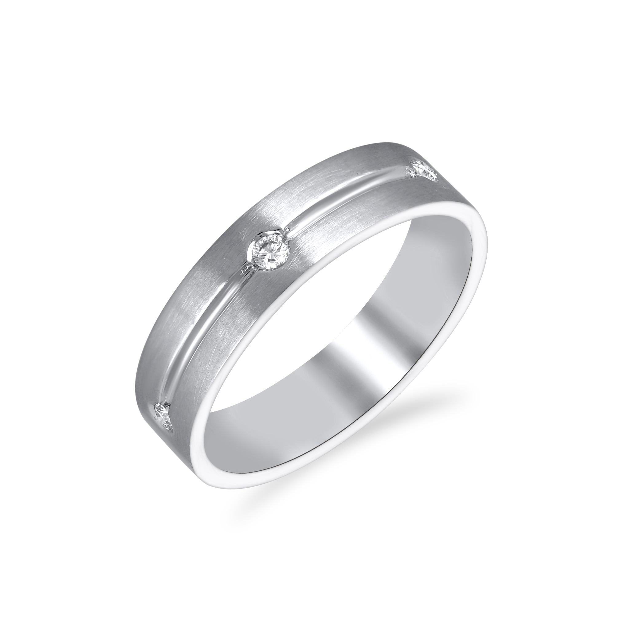 Blingy Trail Platinum Ring - Senco Gold and Diamonds