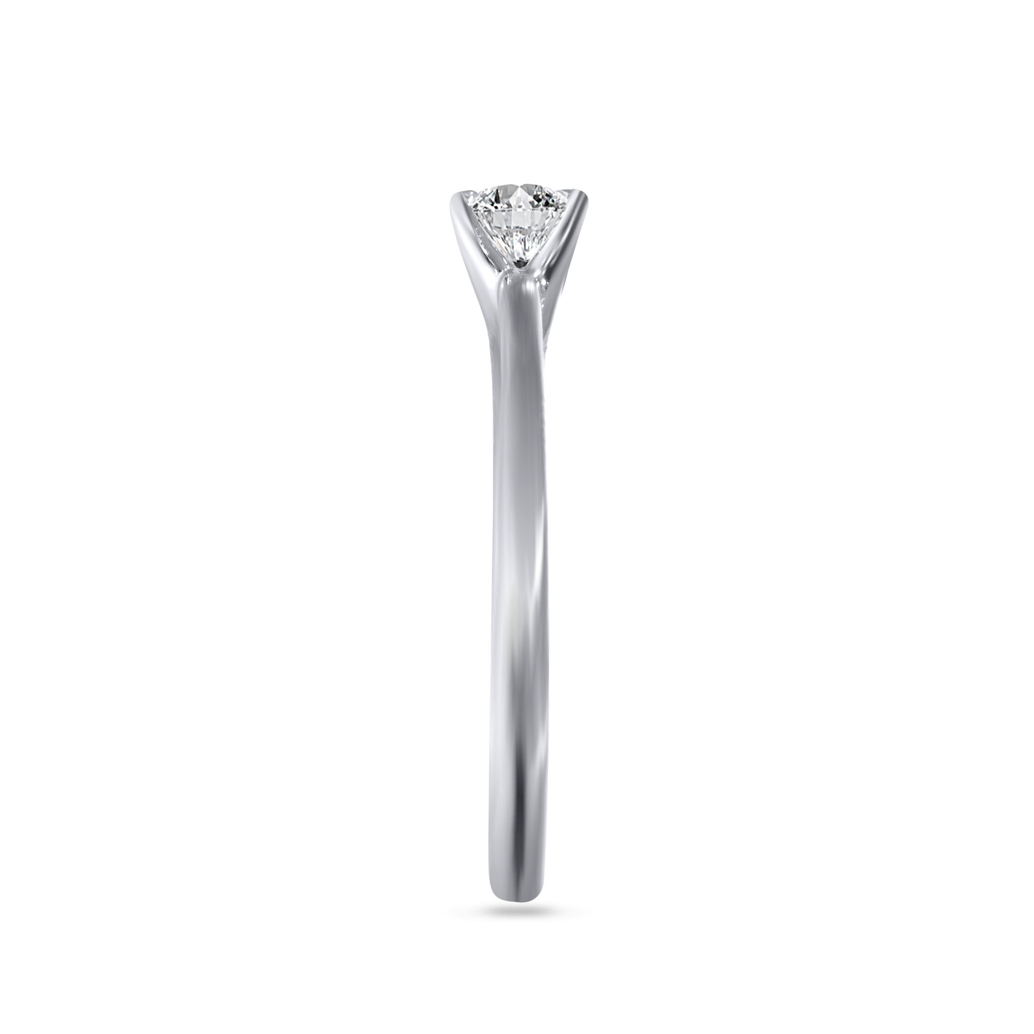 Slender Shine Platinum Ring - Senco Gold and Diamonds
