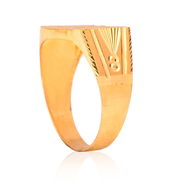 Heroic Vigour Men Gold Ring - Senco Gold and Diamonds