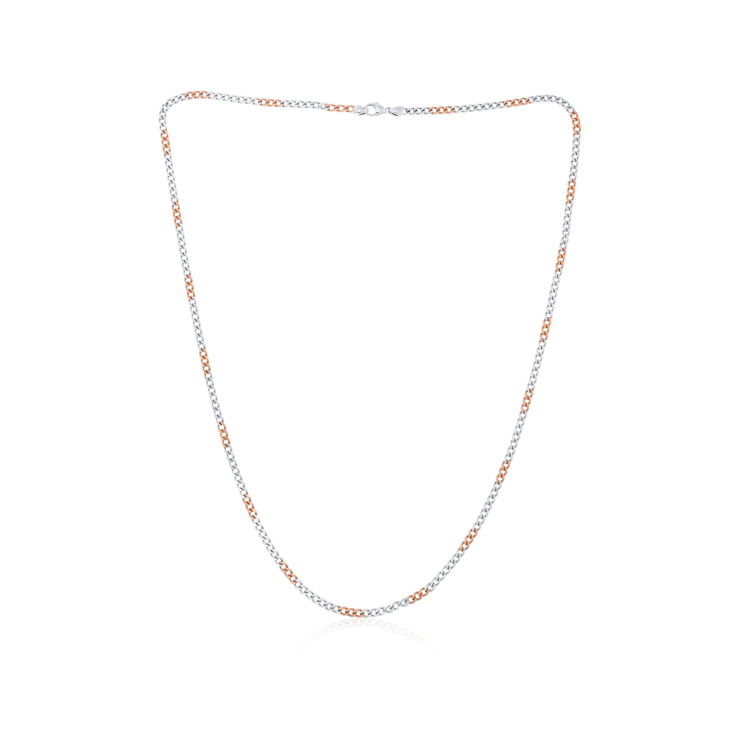 Connected Delight Unisex Platinum Chain - Senco Gold and Diamonds