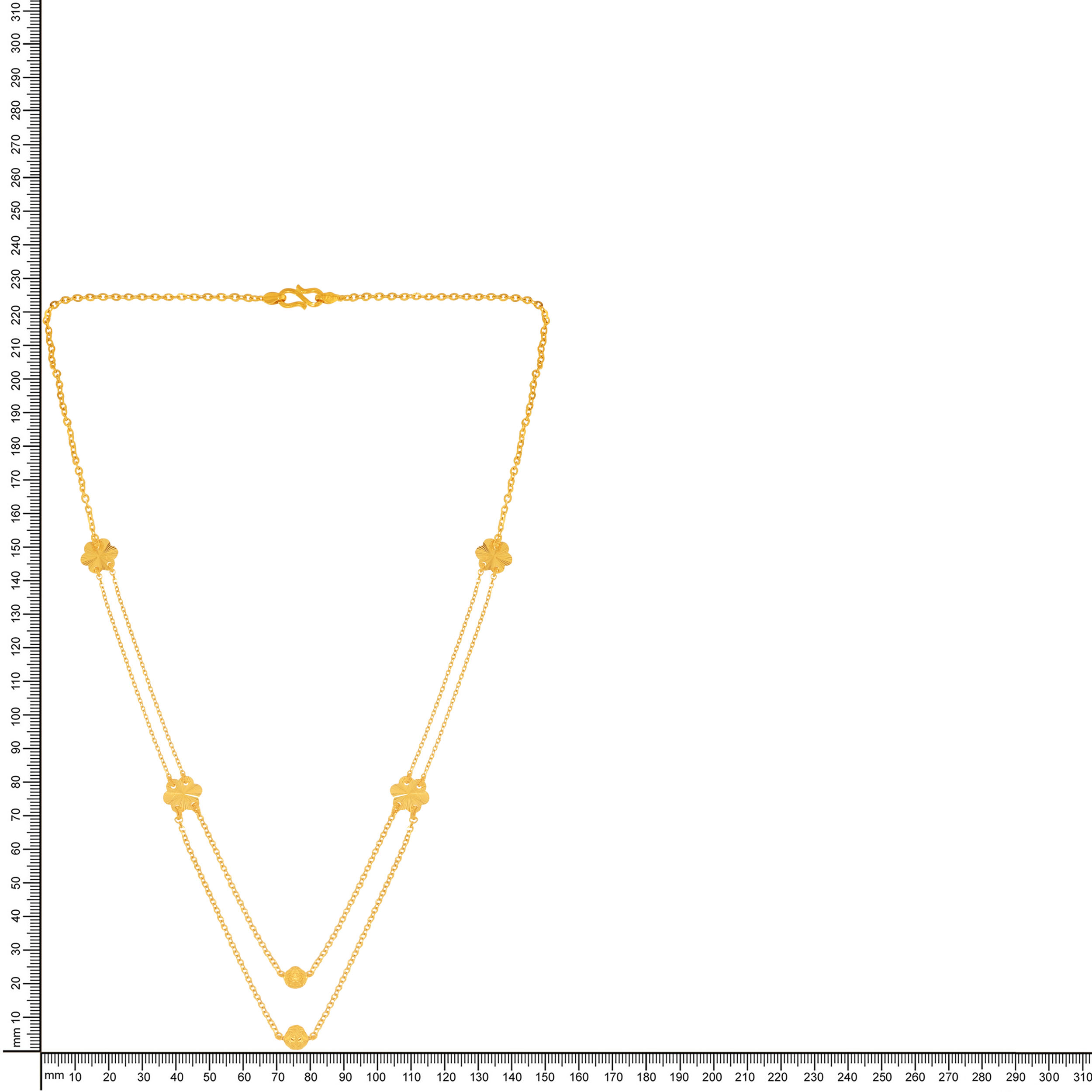 Blossomed Connection Gold Chain - Senco Gold and Diamonds