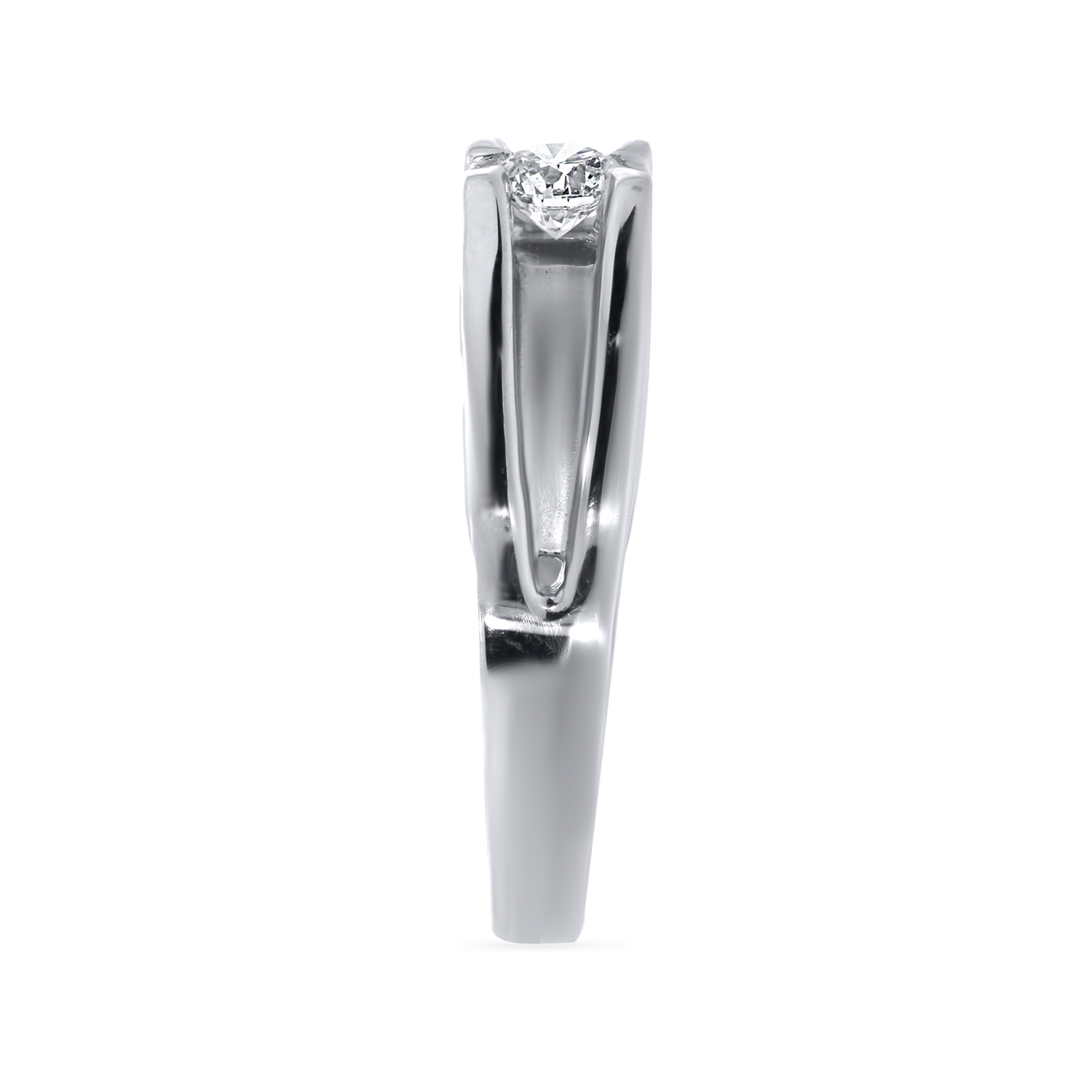 Ultra Glam Flowing Glow Platinum Ring - Senco Gold and Diamonds