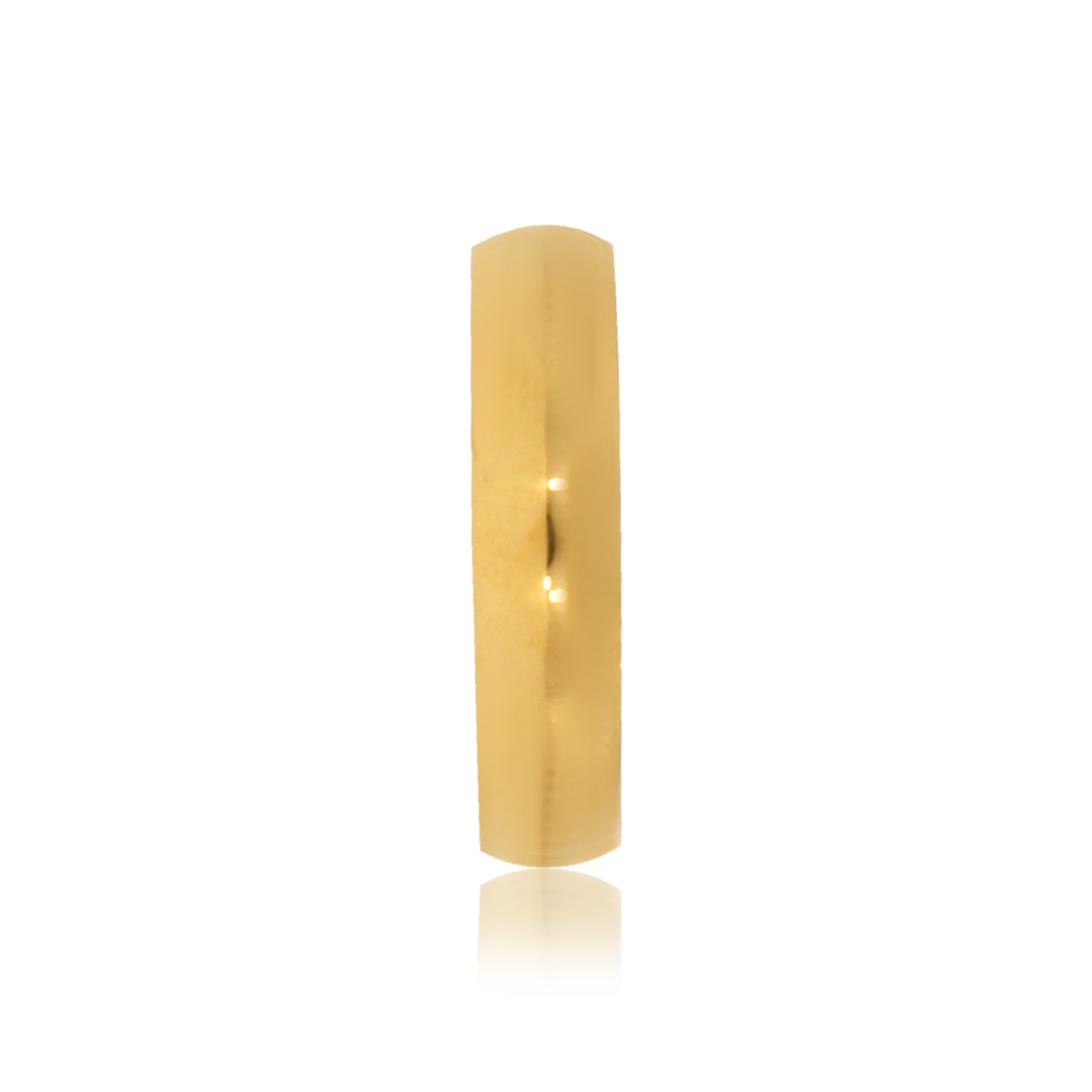 Subtle Sheen Gold Band Ring - Senco Gold and Diamonds