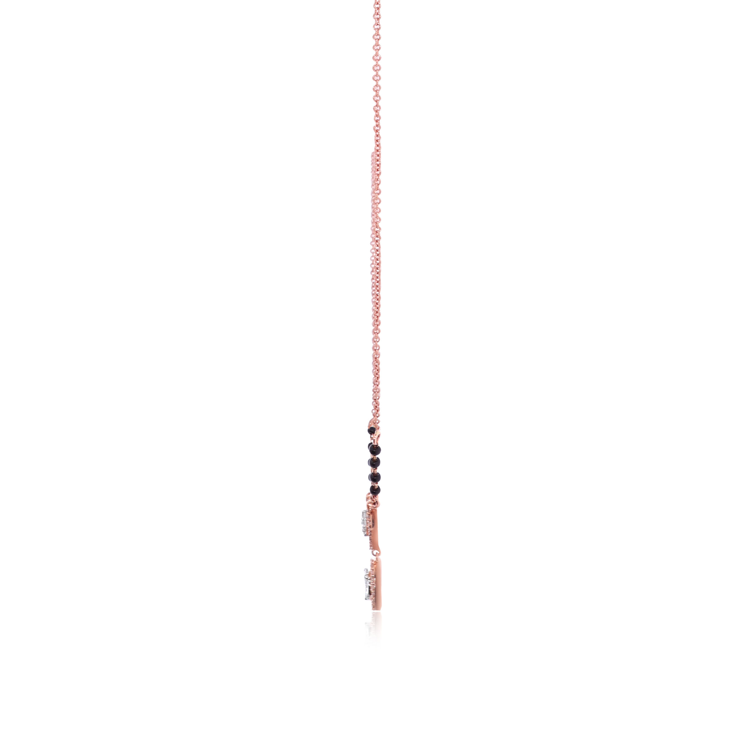 Sleek and Trendy Diamond Mangalsutra - Senco Gold and Diamonds