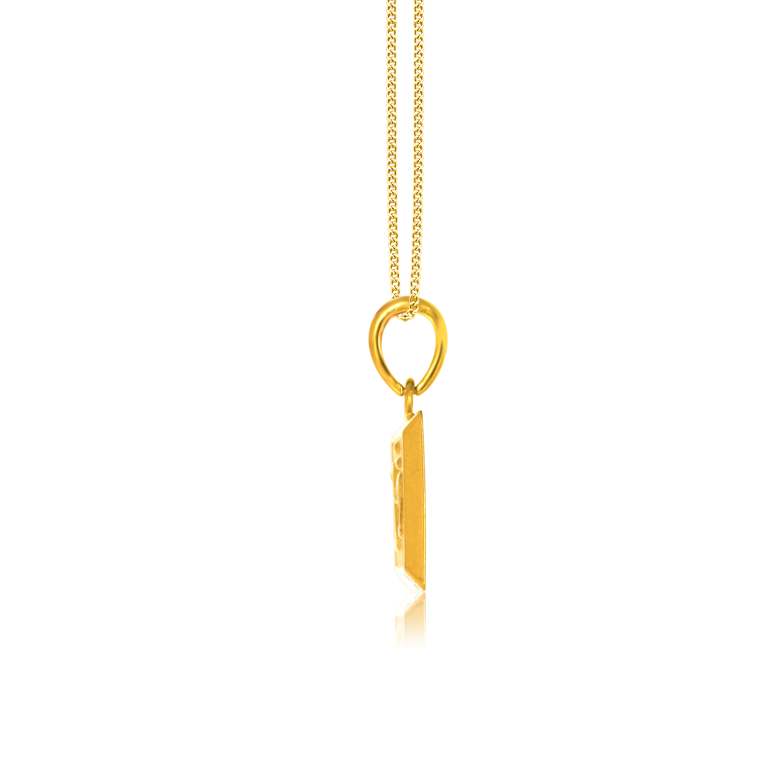 Divine Lordship Gold Pendant - Senco Gold and Diamonds