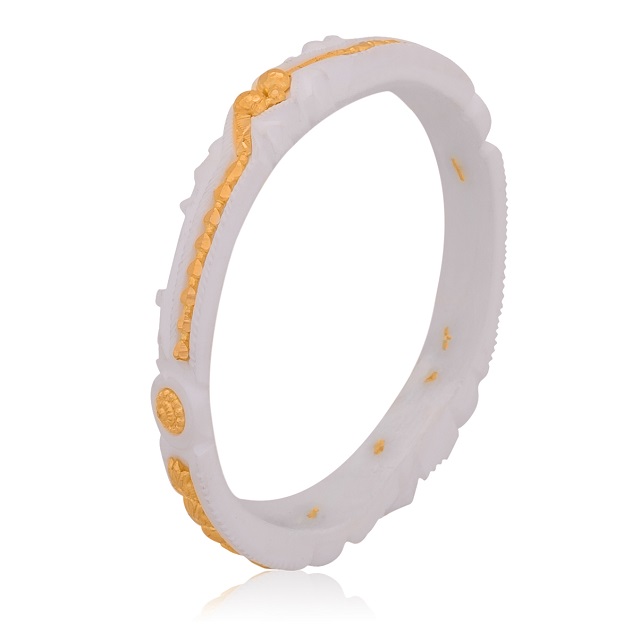 Bridal Beauty Gold Sankha Bangle - Senco Gold and Diamonds