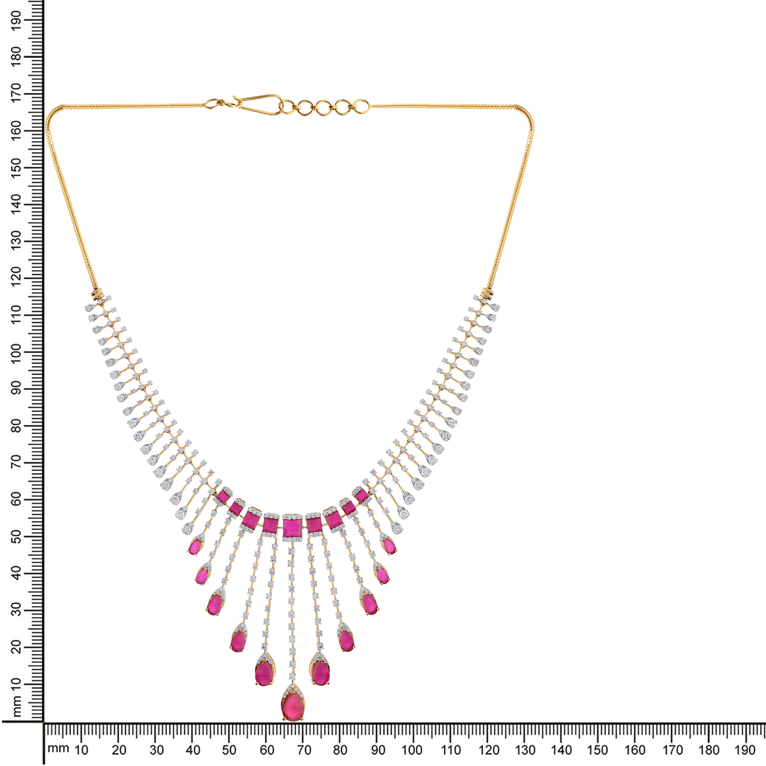 Rosy Bling Diamond Necklace - Senco Gold and Diamonds