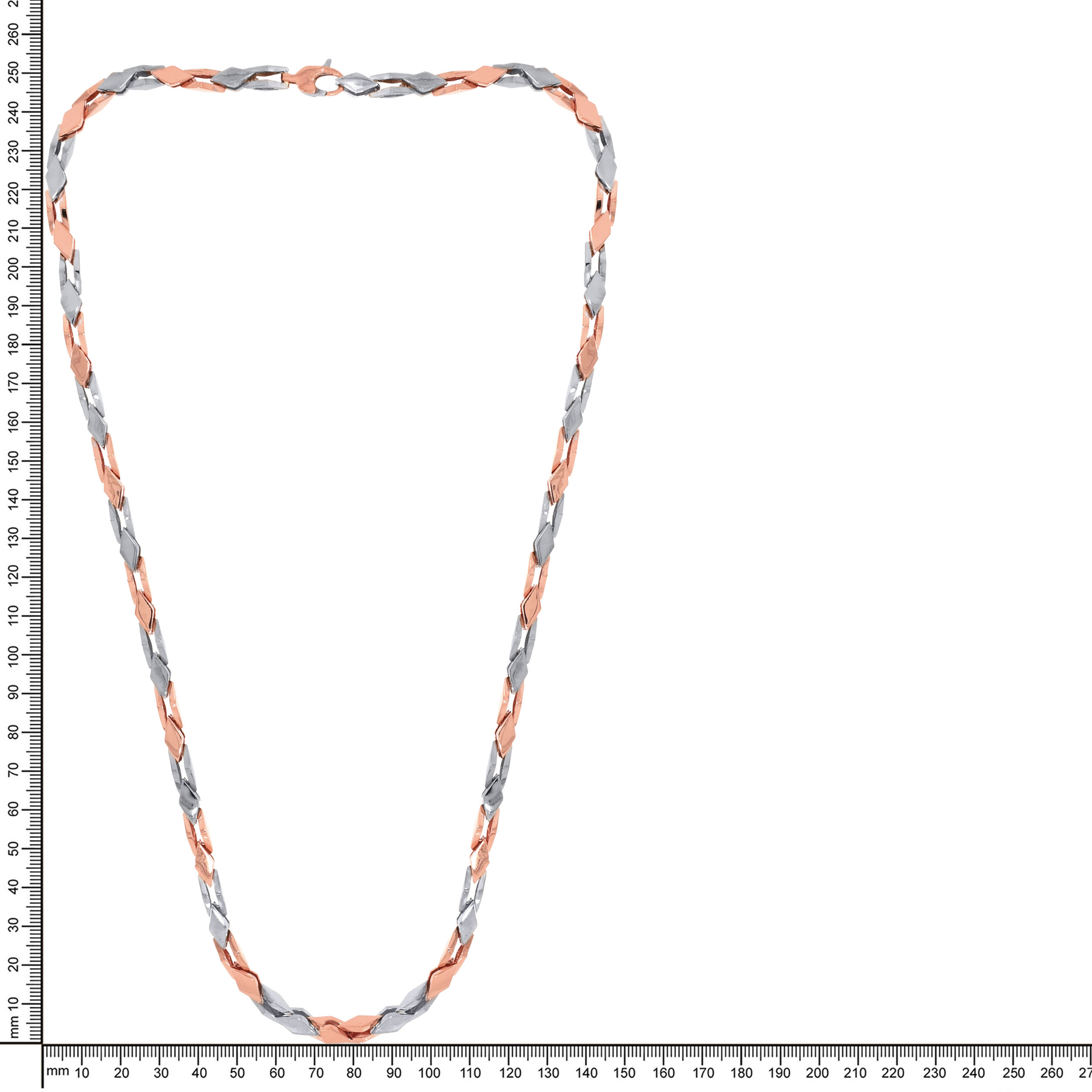 Rhombic Splendour Men Gold Chain - Senco Gold and Diamonds