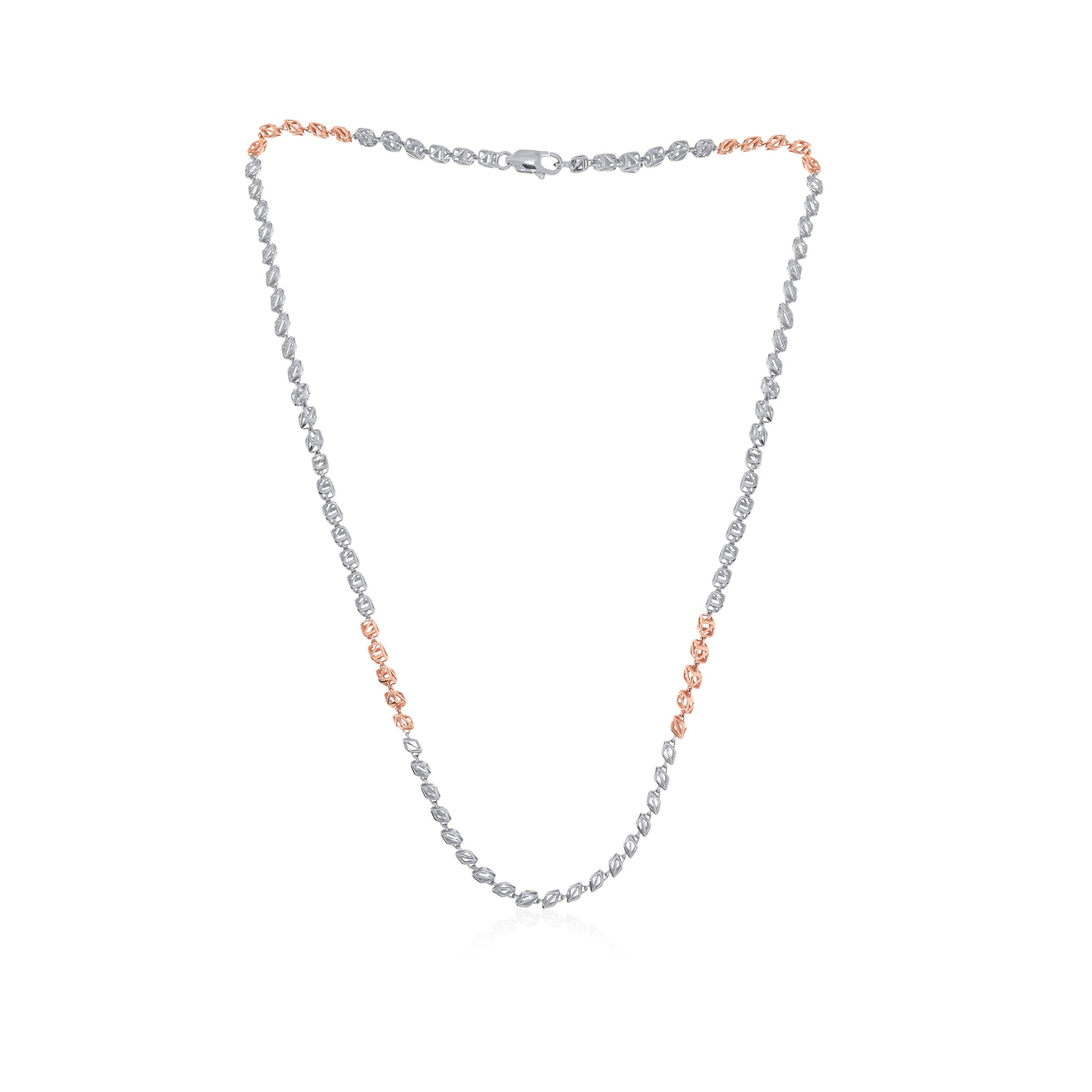 Symphony of Dice Unisex Platinum Chain - Senco Gold and Diamonds