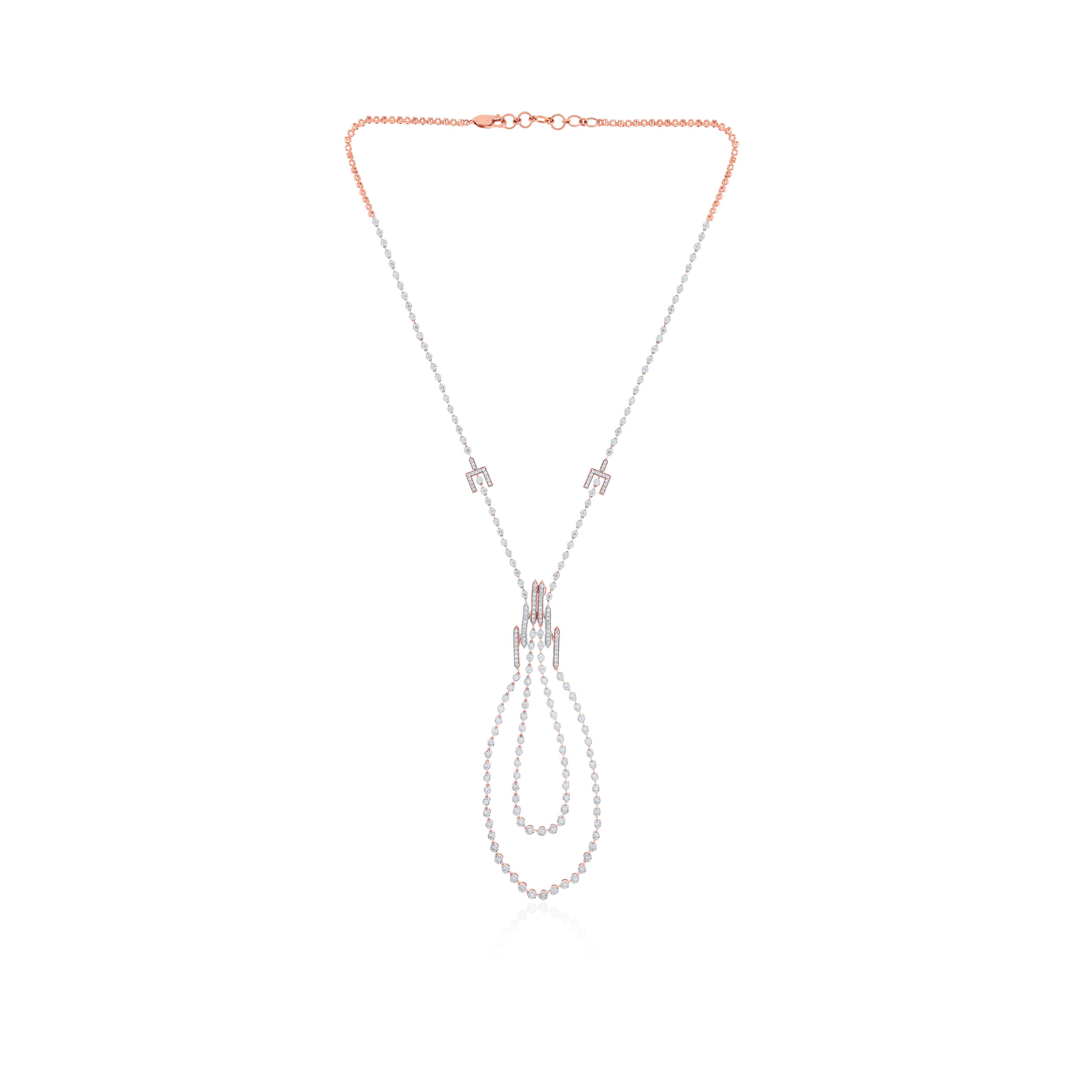 Shimmering Strings Diamond Necklace - Senco Gold and Diamonds