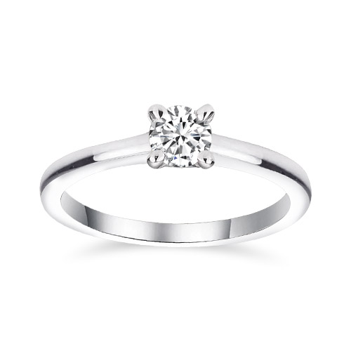 Overlapping Individuality Platinum Ring