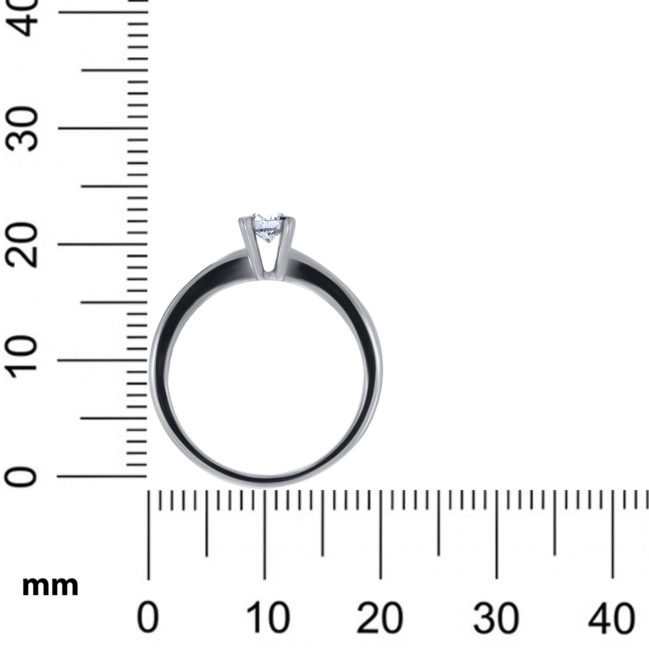 Scintillating Attachment Platinum Ring - Senco Gold and Diamonds