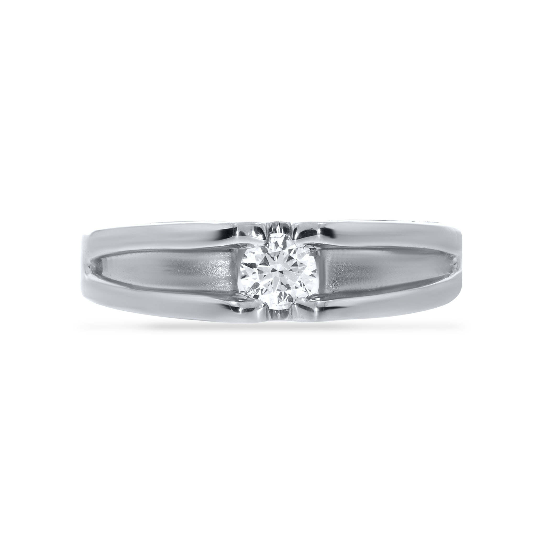 Ultra Glam Flowing Glow Platinum Ring - Senco Gold and Diamonds
