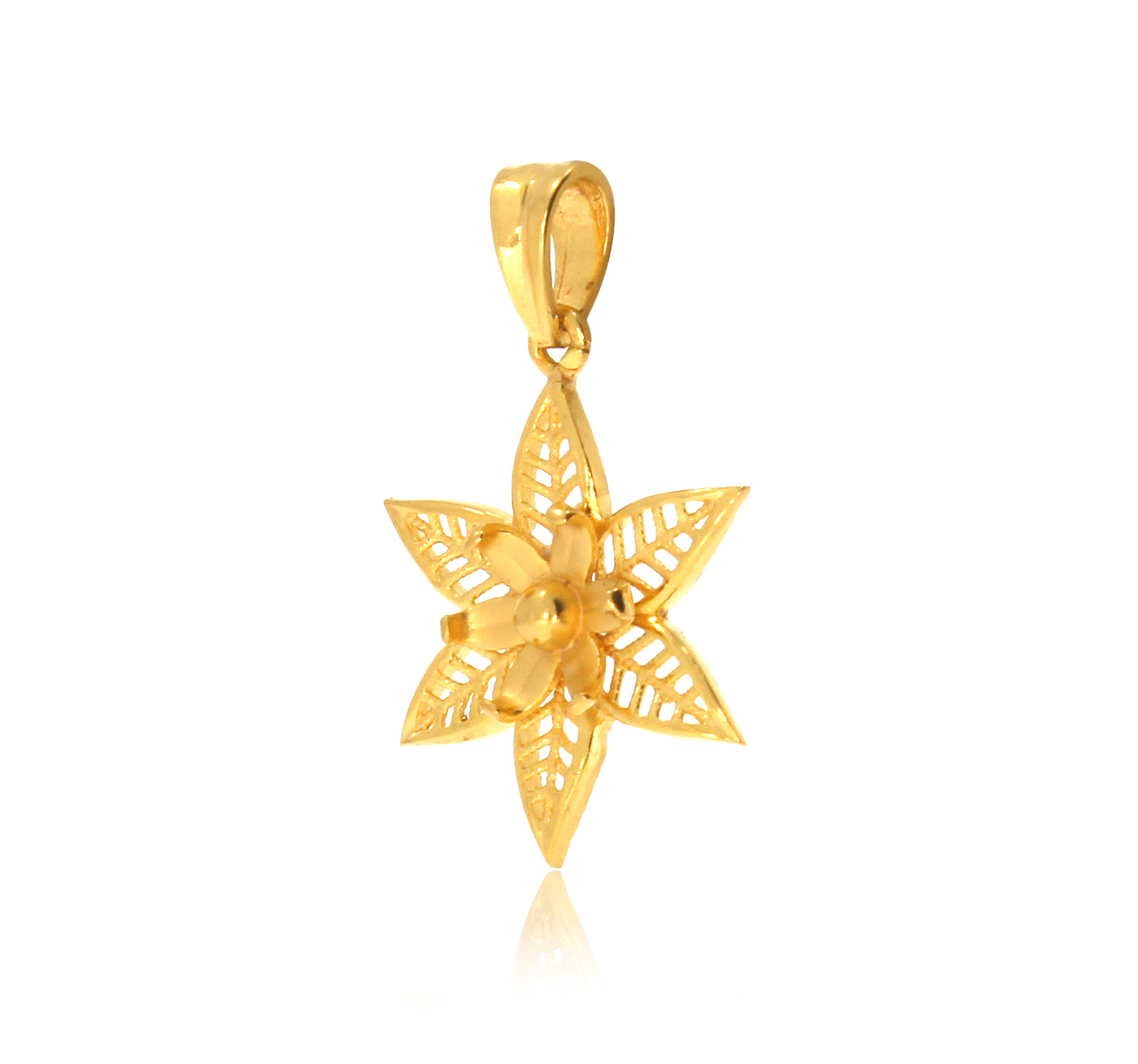 Starry Bloom Gold Pendant - Senco Gold and Diamonds