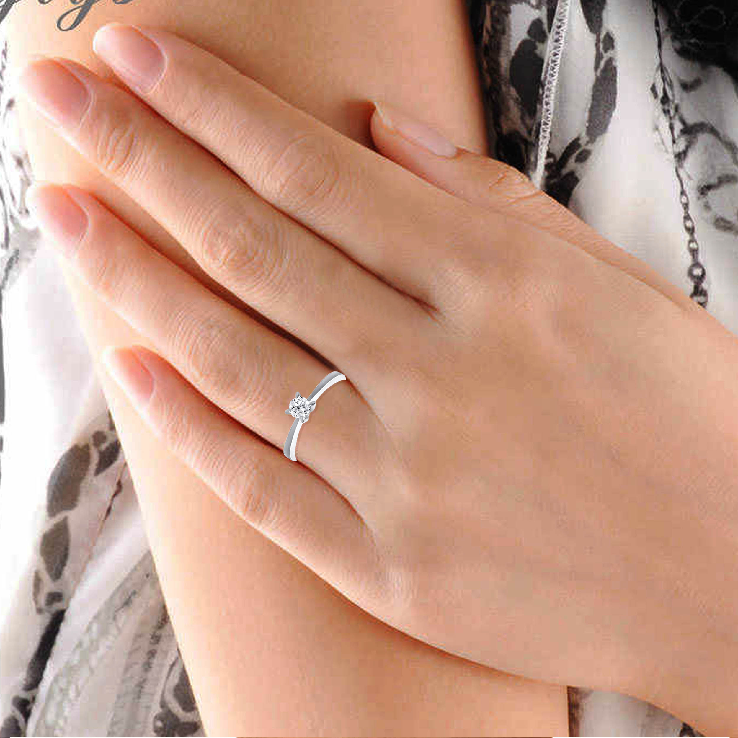 Scintillating Attachment Platinum Ring - Senco Gold and Diamonds