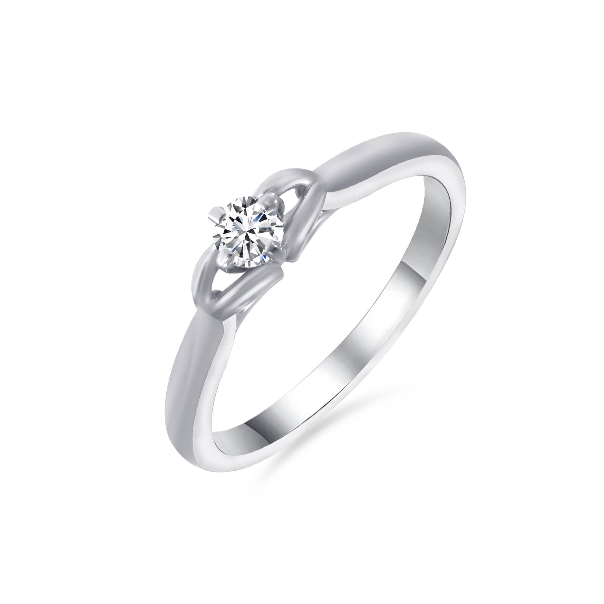 Center of Attraction Platinum Ring - Senco Gold and Diamonds