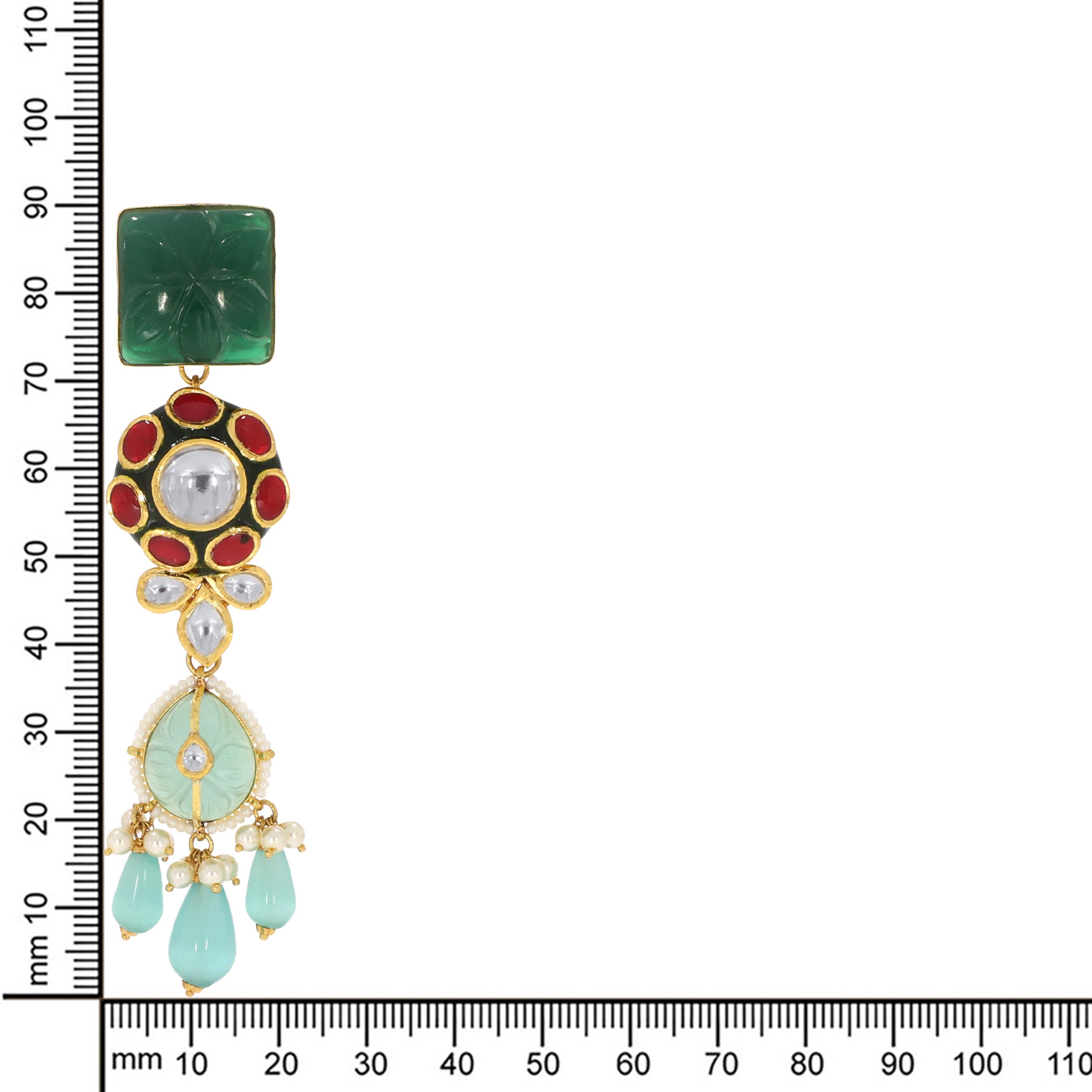 Enchanting Blossom Gold Danglers - Senco Gold and Diamonds