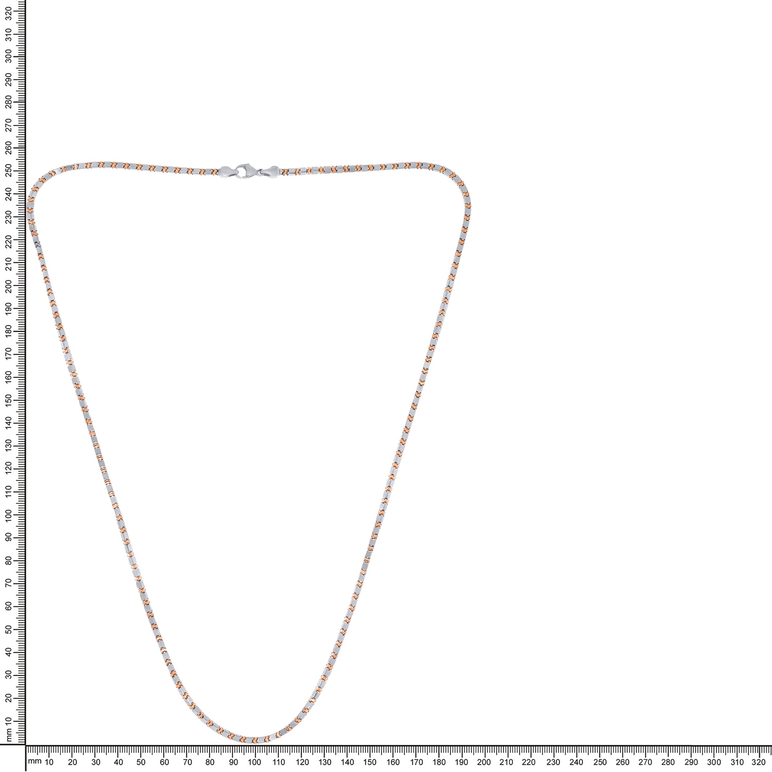 Elegant Links Unisex Platinum Chain - Senco Gold and Diamonds