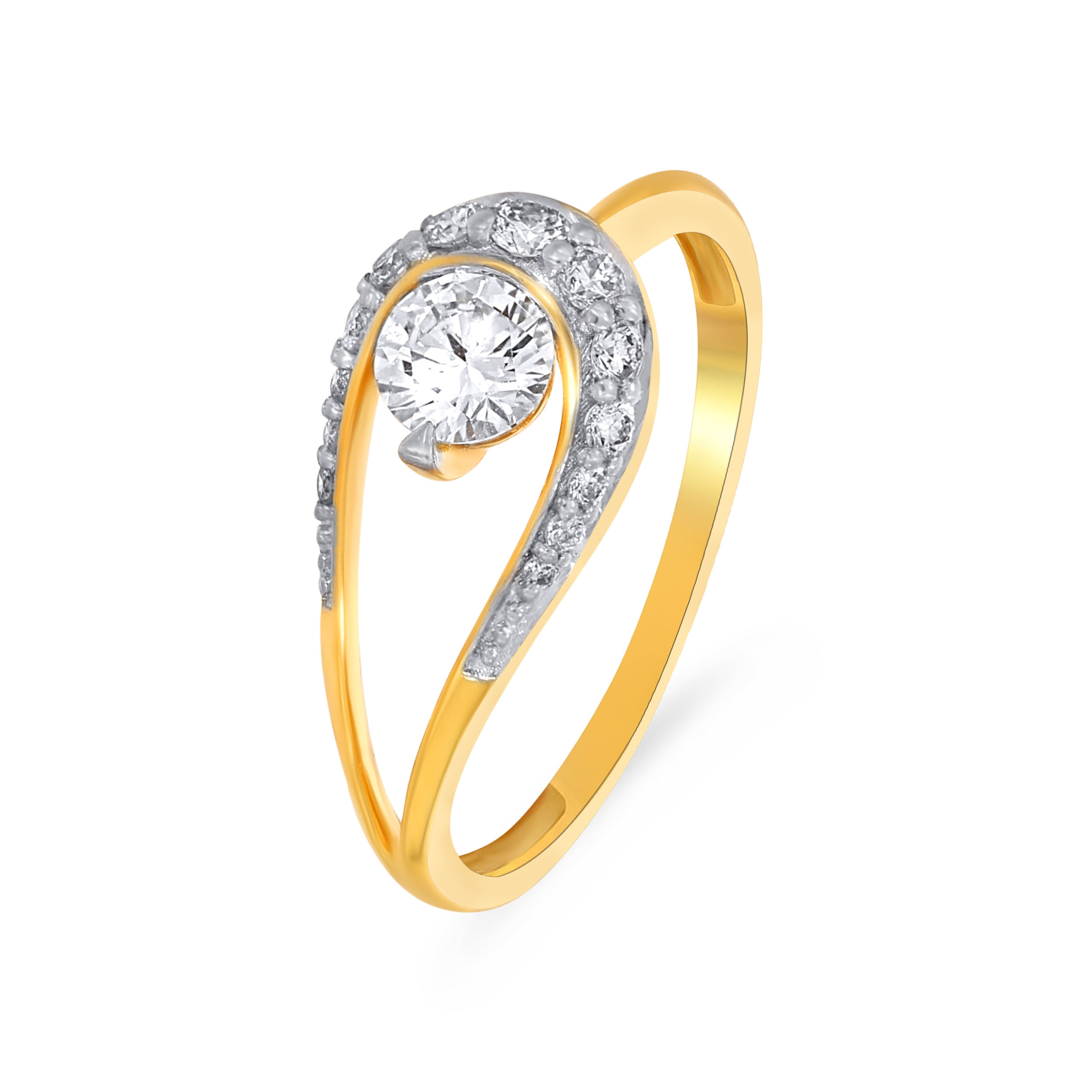 Secure Droplet Solitaire Ring - Senco Gold and Diamonds