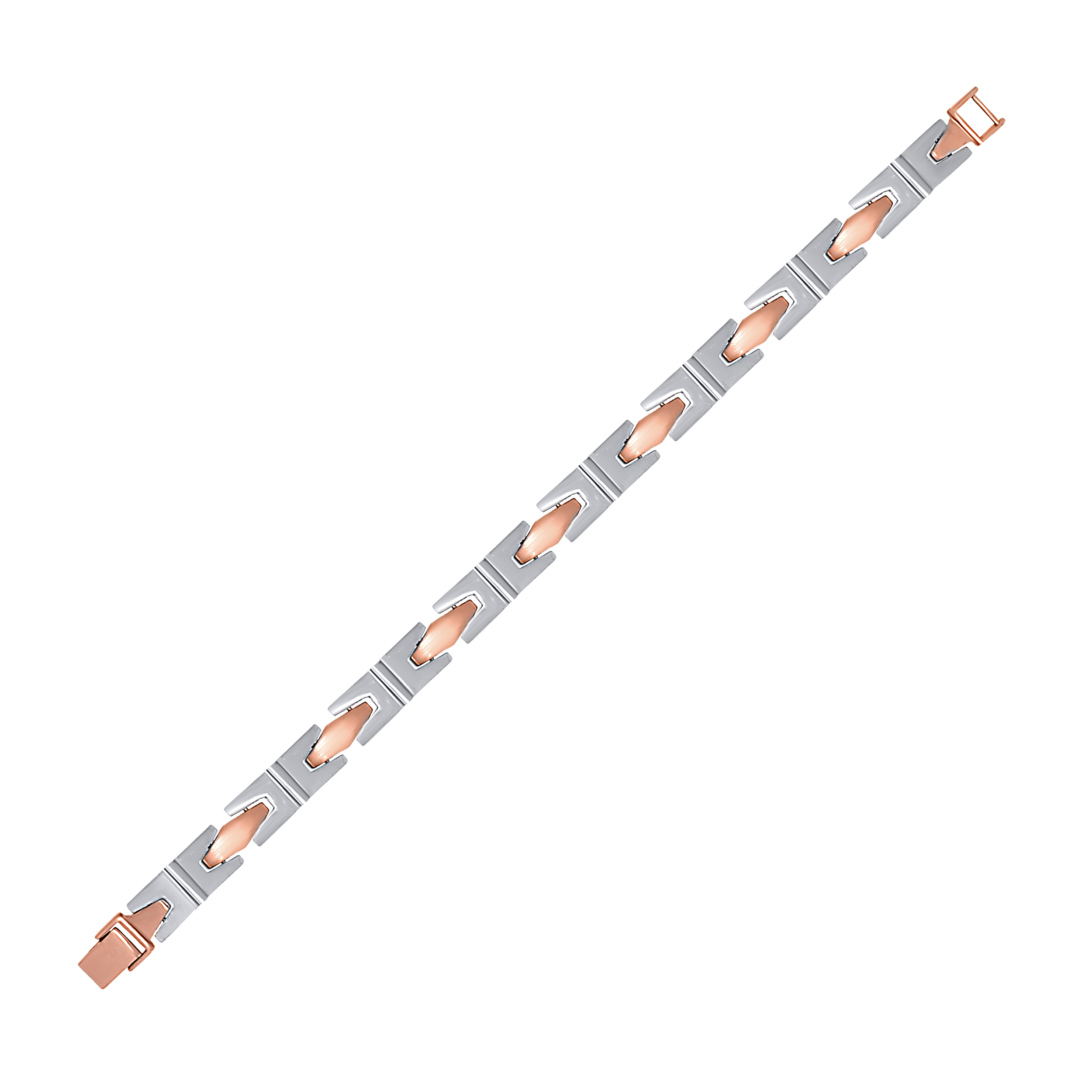 Stunning Coupled Men Platinum Bracelet - Senco Gold and Diamonds