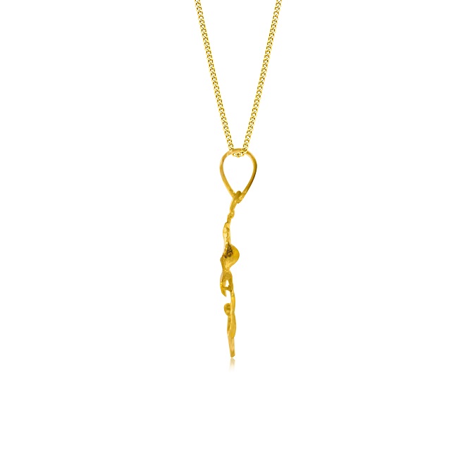 Floral Vines Gold Pendant - Senco Gold and Diamonds
