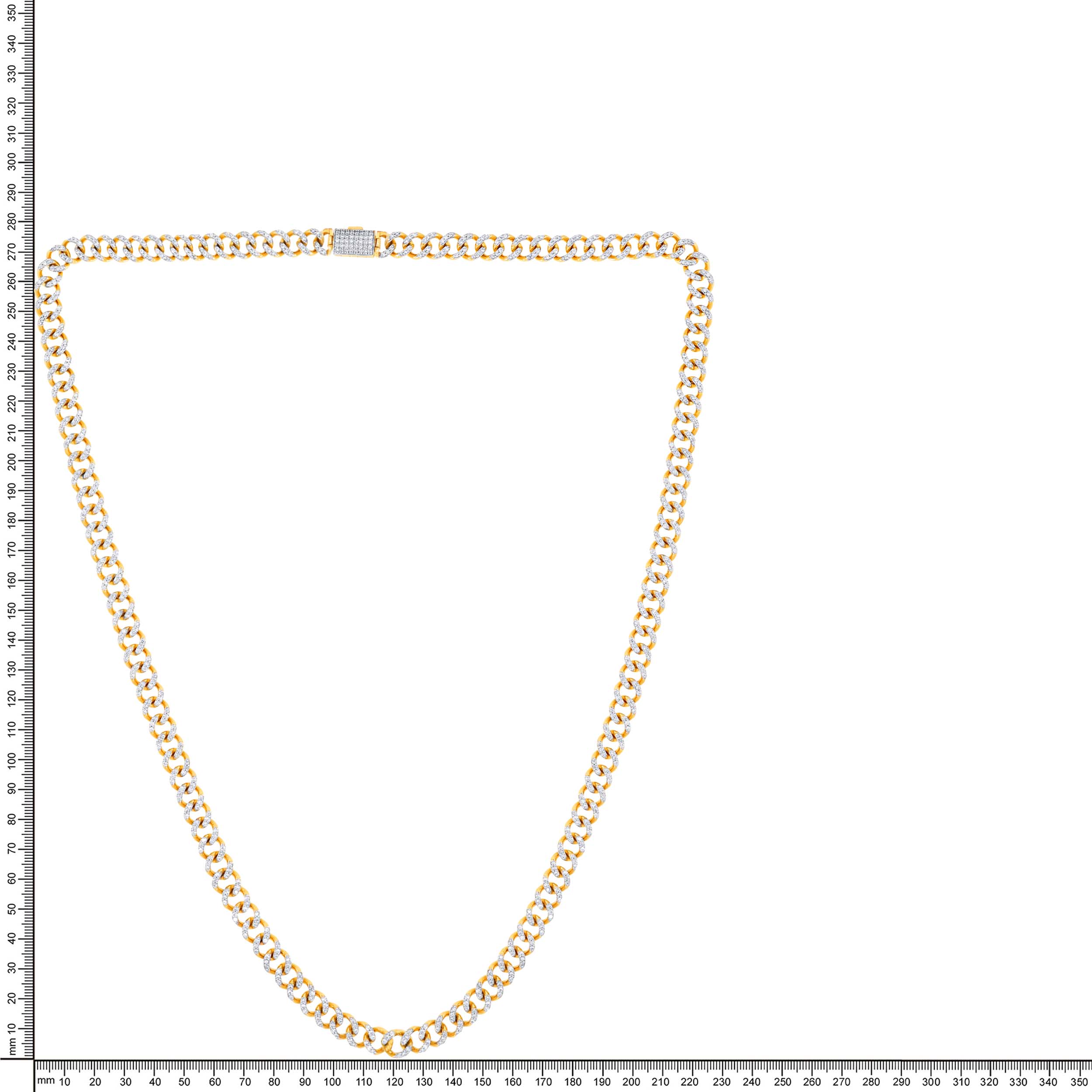 Overlapping Radiance Unisex Diamond Chain - Senco Gold and Diamonds