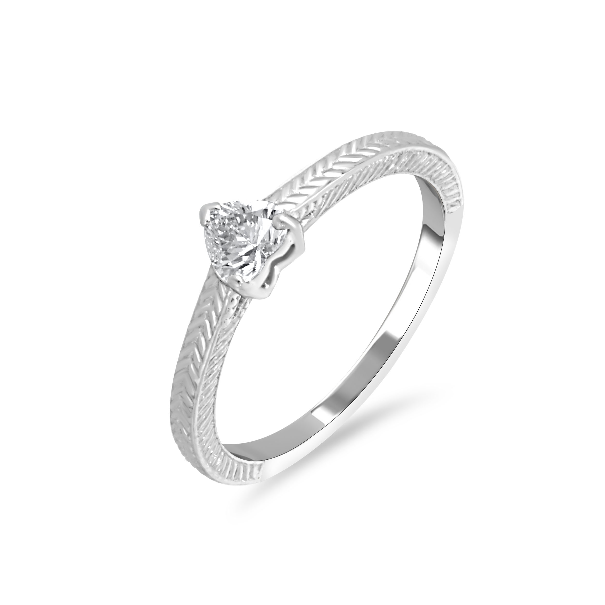 Shimmering Love Platinum Ring - Senco Gold and Diamonds