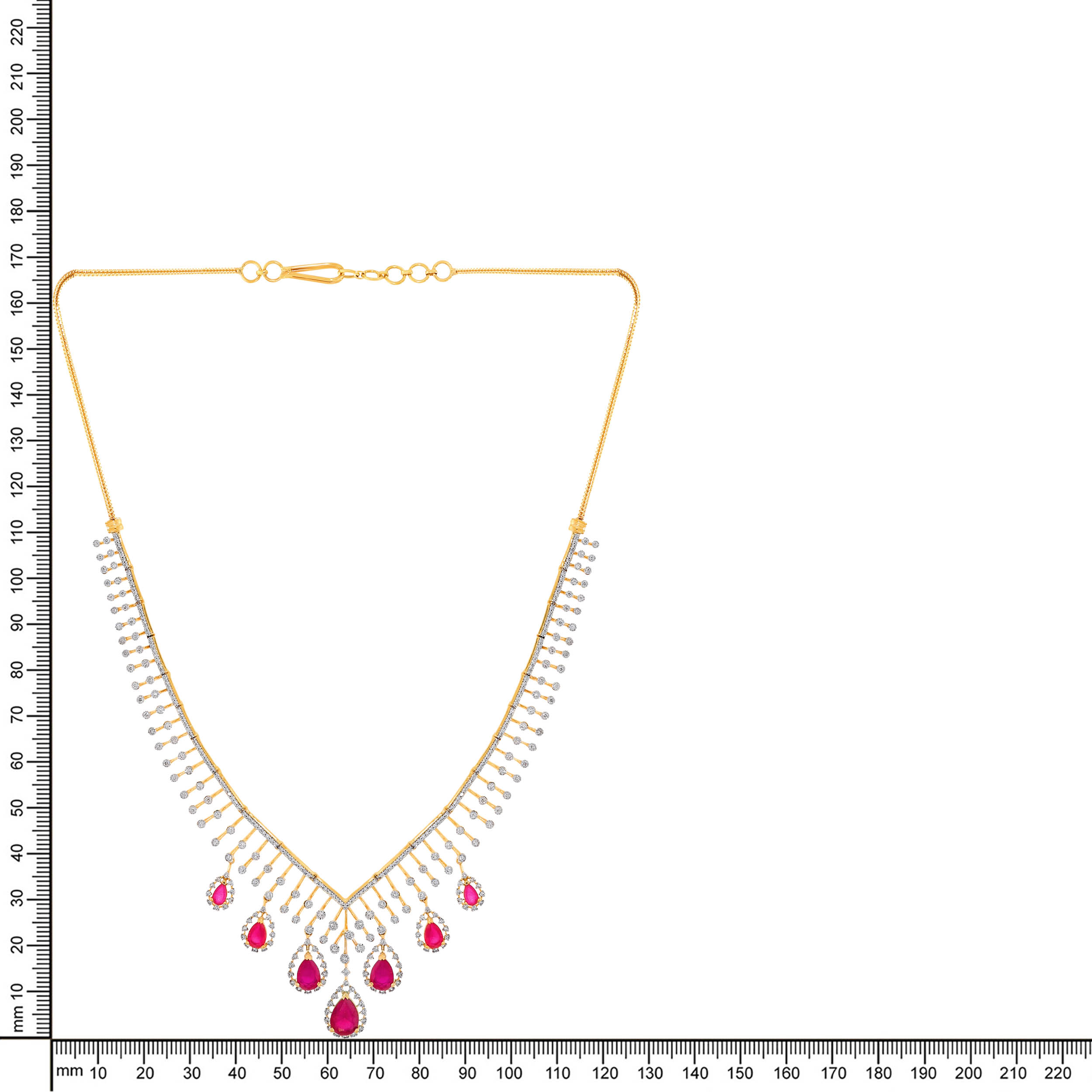 Blushing Droplets Diamond Necklace - Senco Gold and Diamonds