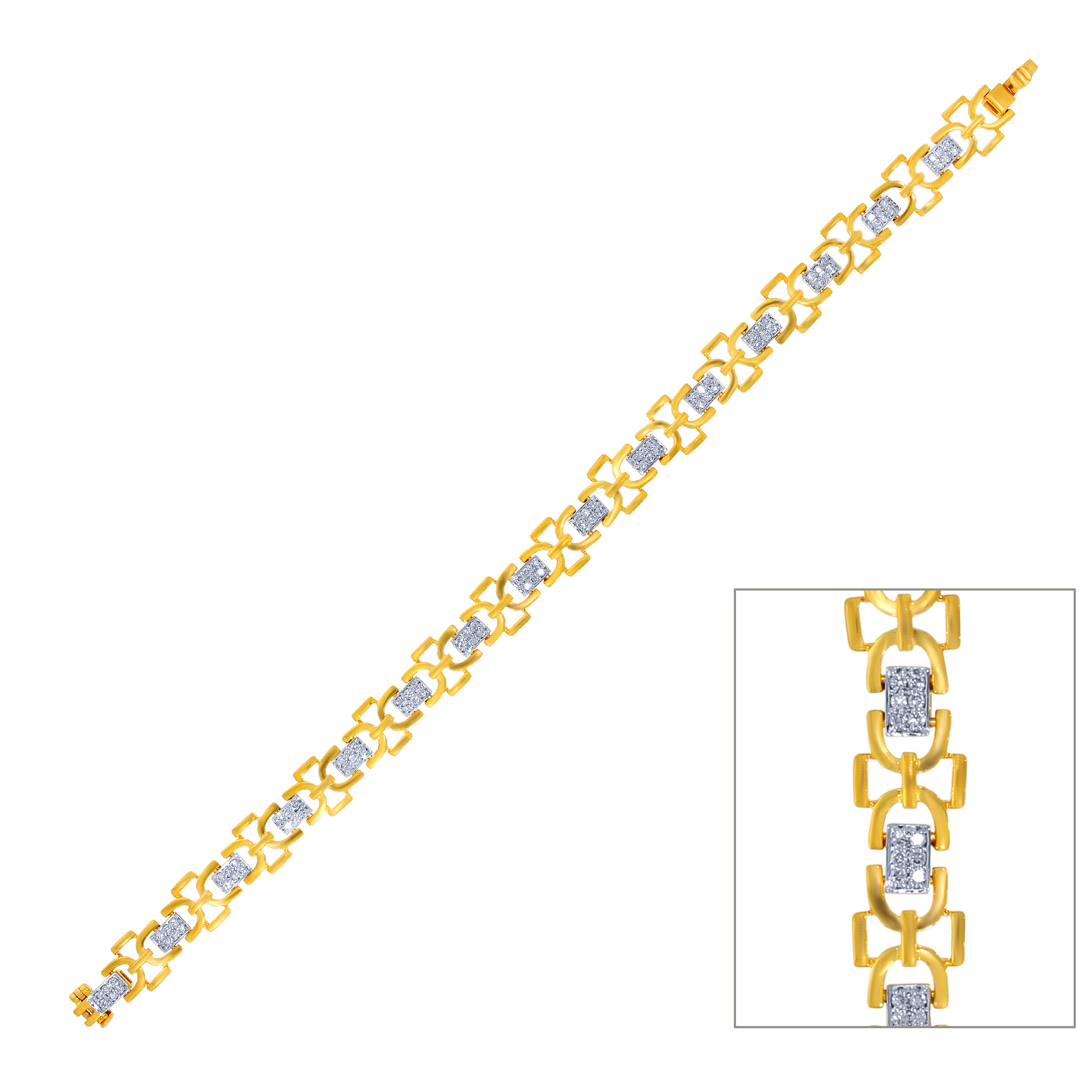 Bow of Zest Men Diamond Wristlet - Senco Gold and Diamonds