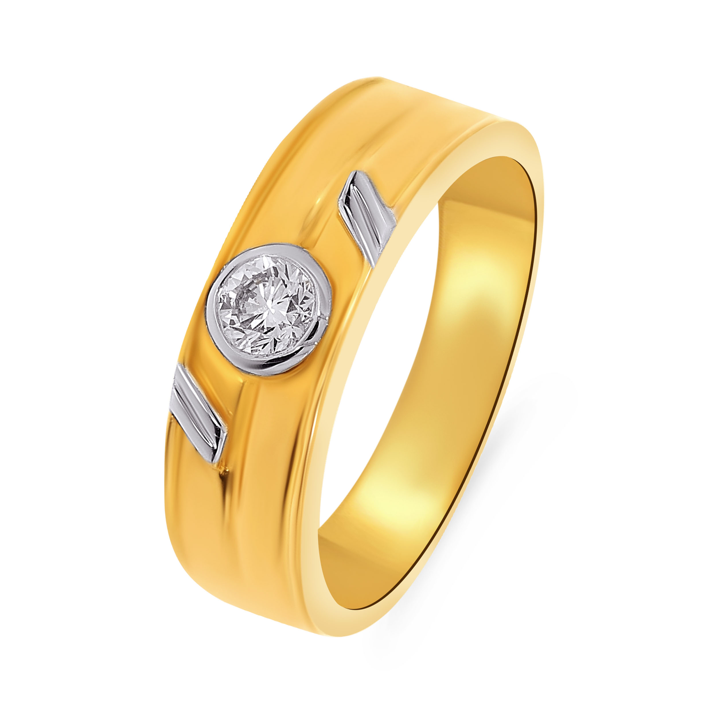 Connecting Gleam Men Solitaire Ring - Senco Gold and Diamonds