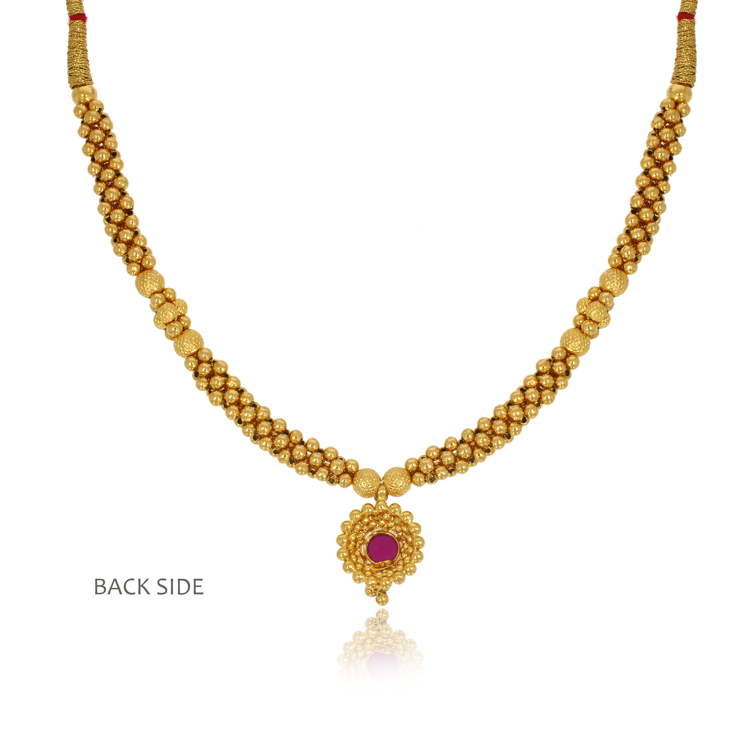 Conventional Beauty Gold Tushi Necklace - Senco Gold and Diamonds