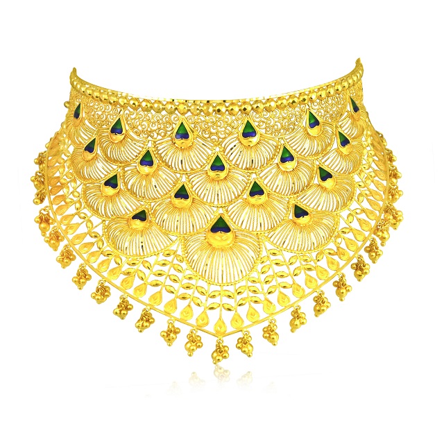Royal Elegance Gold Choker