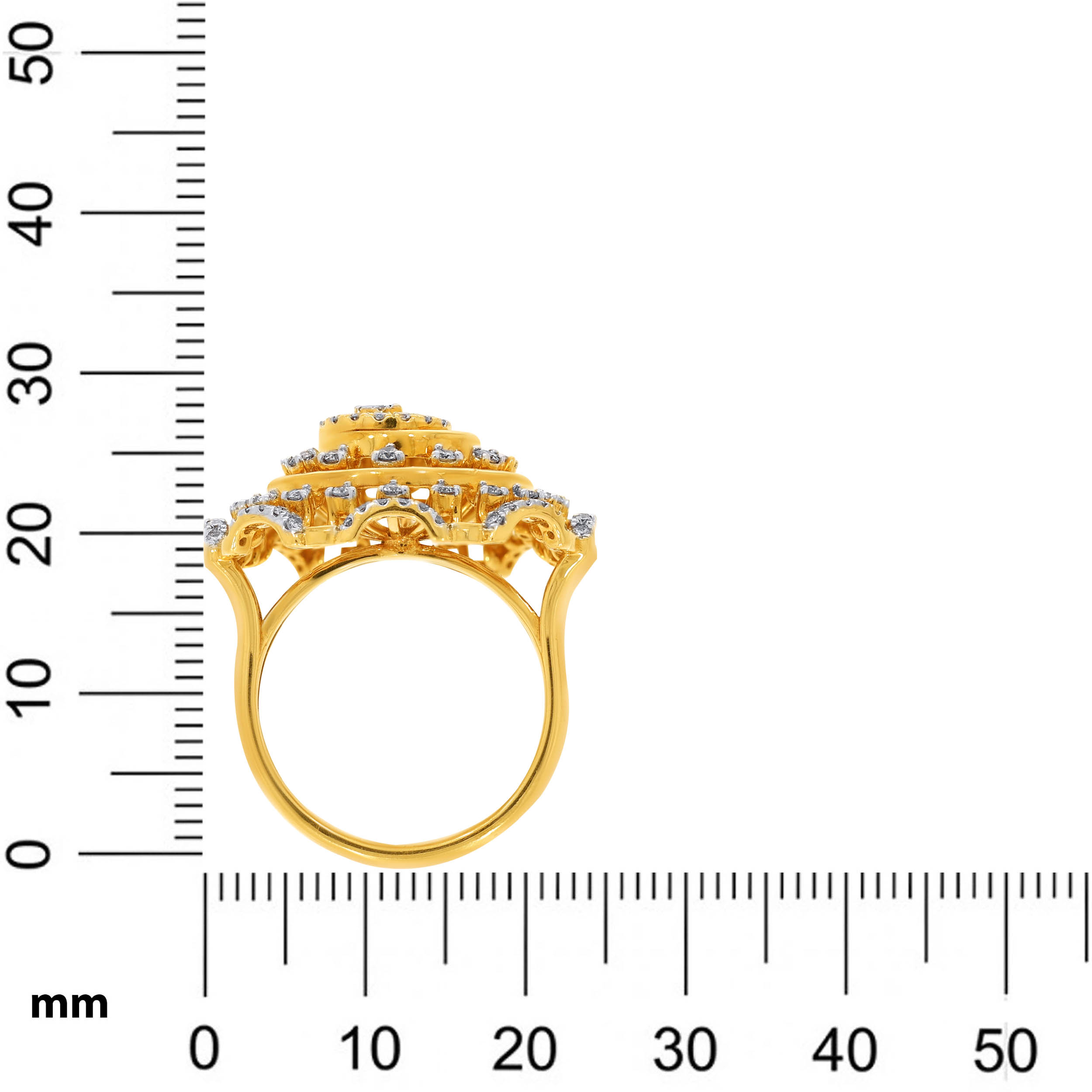 Spiral Aura Diamond Ring - Senco Gold and Diamonds