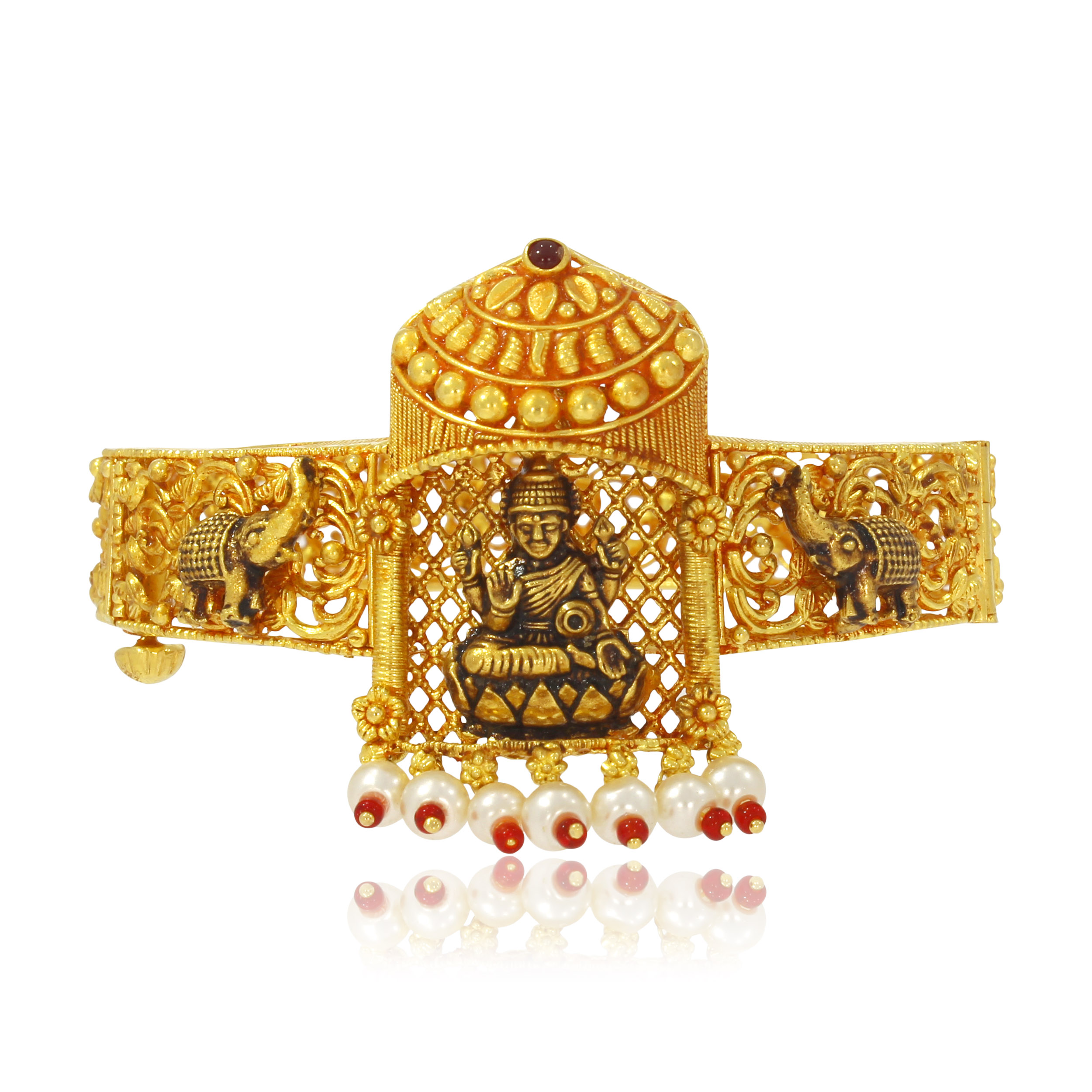 Deity Abode Gold Chur Bangle - Senco Gold and Diamonds